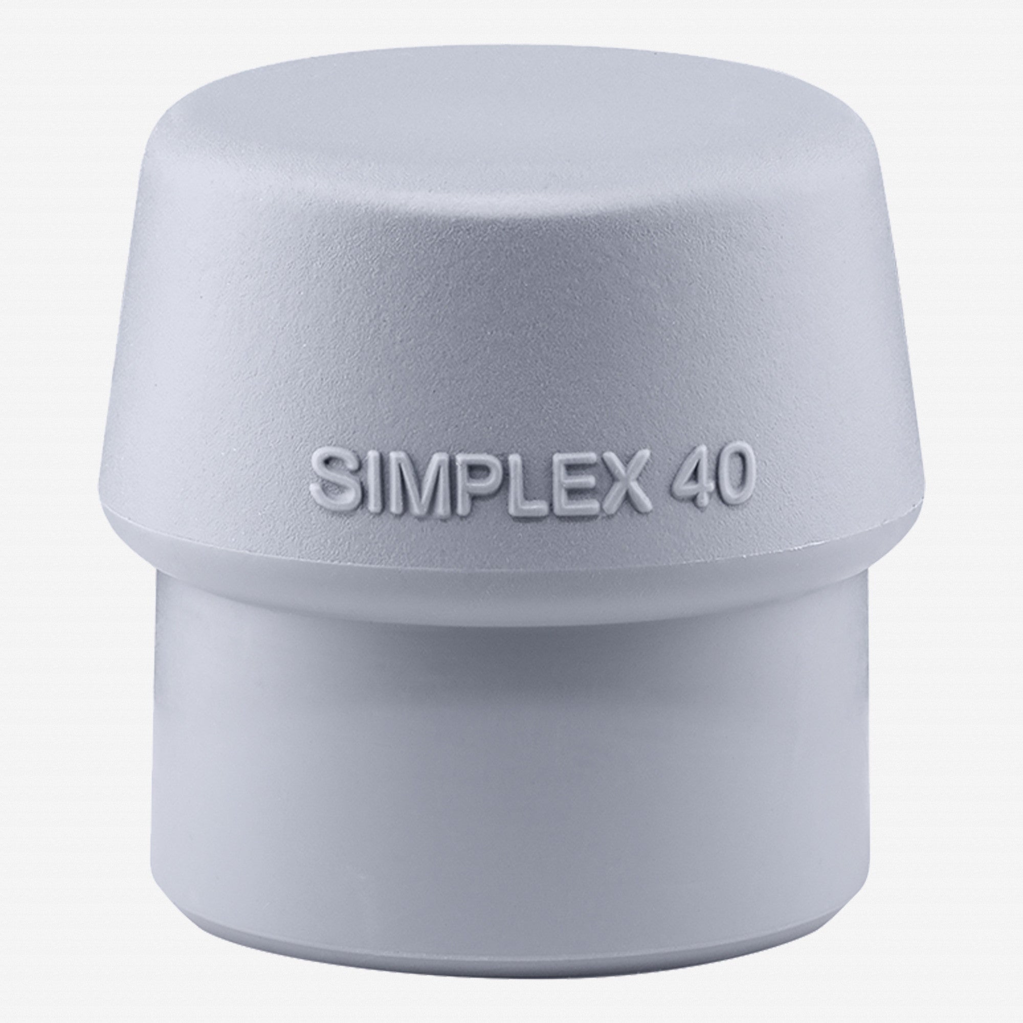 Halder Simplex Mid Gray Rubber Replacement Face Insert, Non-Marring, 1.57" - HA3203.040 - KC Tool
