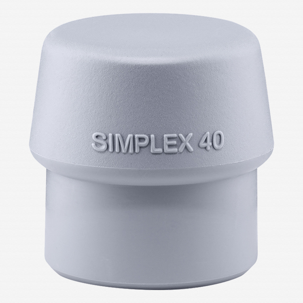 Halder Simplex Mid Gray Rubber Replacement Face Insert, Non - Marring, 1.57" - HA3203.040 - KC Tool
