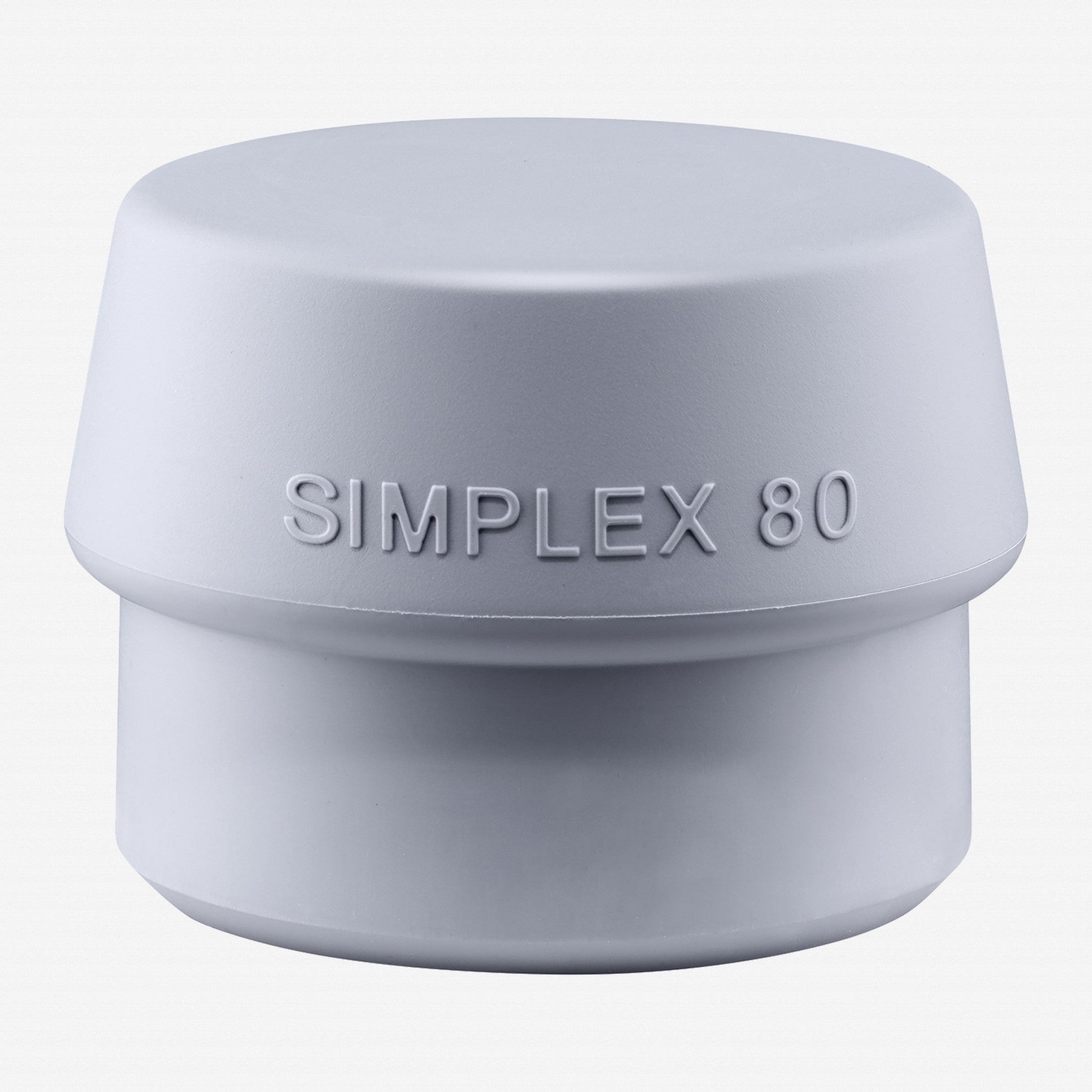 Halder Simplex Mid Gray Rubber Replacement Face Insert, Non-Marring, 3.15" - HA3203.080 - KC Tool