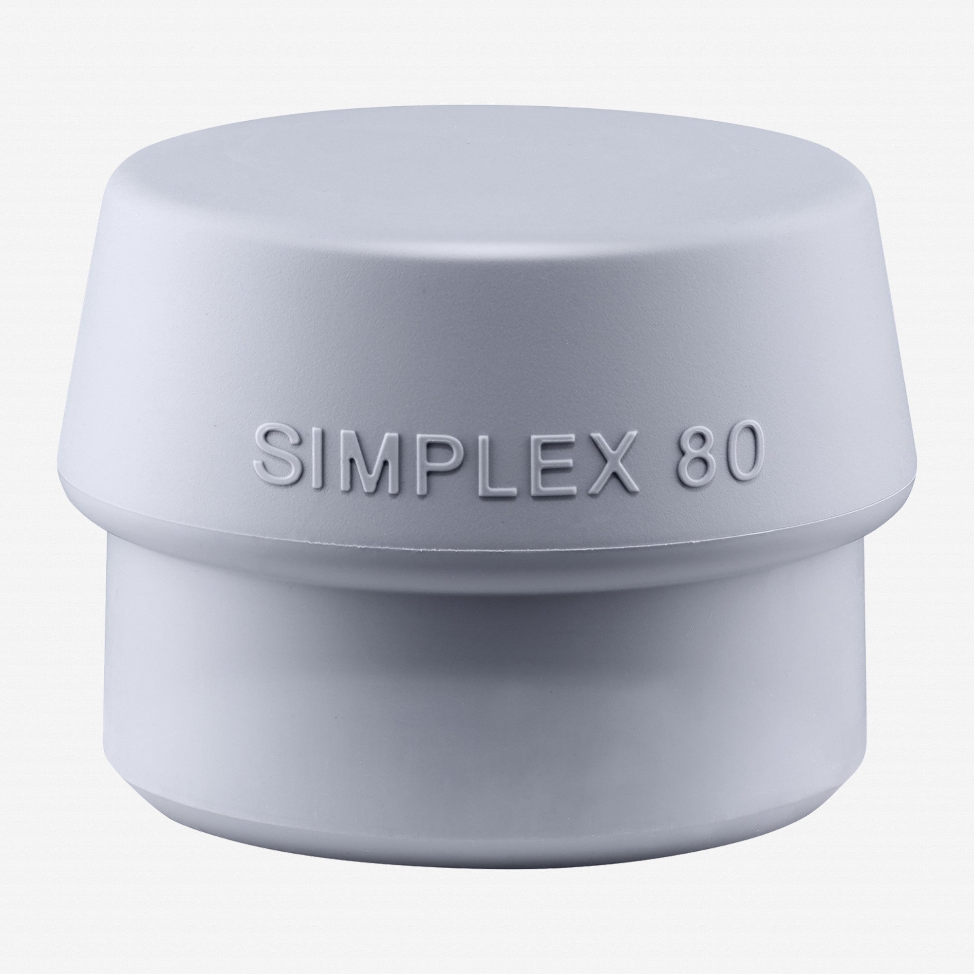 Halder Simplex Mid Gray Rubber Replacement Face Insert, Non-Marring, 3.15" - HA3203.080 - KC Tool