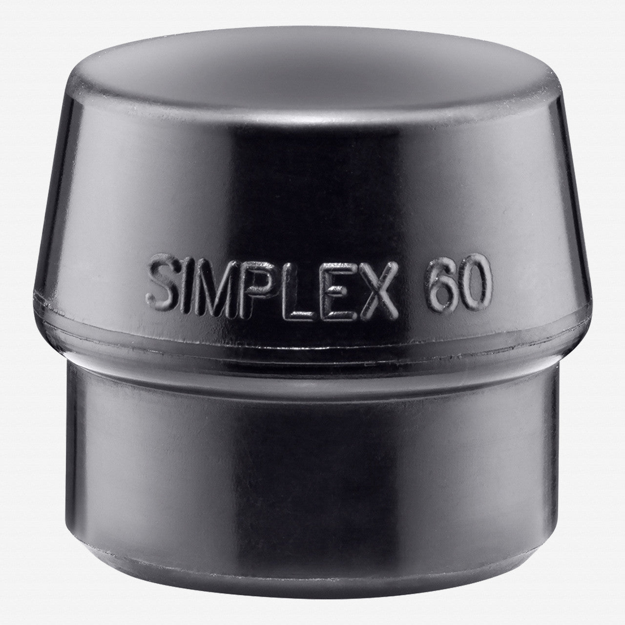 Halder Simplex Replacement Face Insert, Black Rubber, 2.36" - HA3202.060 - KC Tool