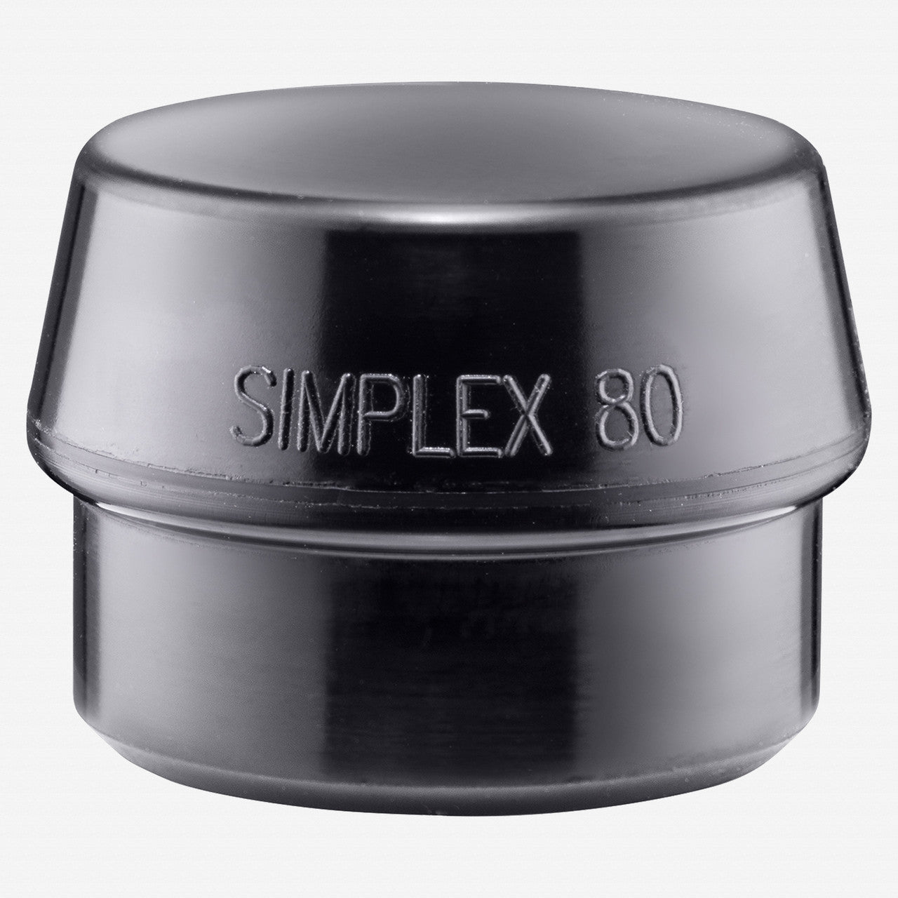 Halder Simplex Replacement Face Insert, Black Rubber, 3.15" - HA3202.080 - KC Tool