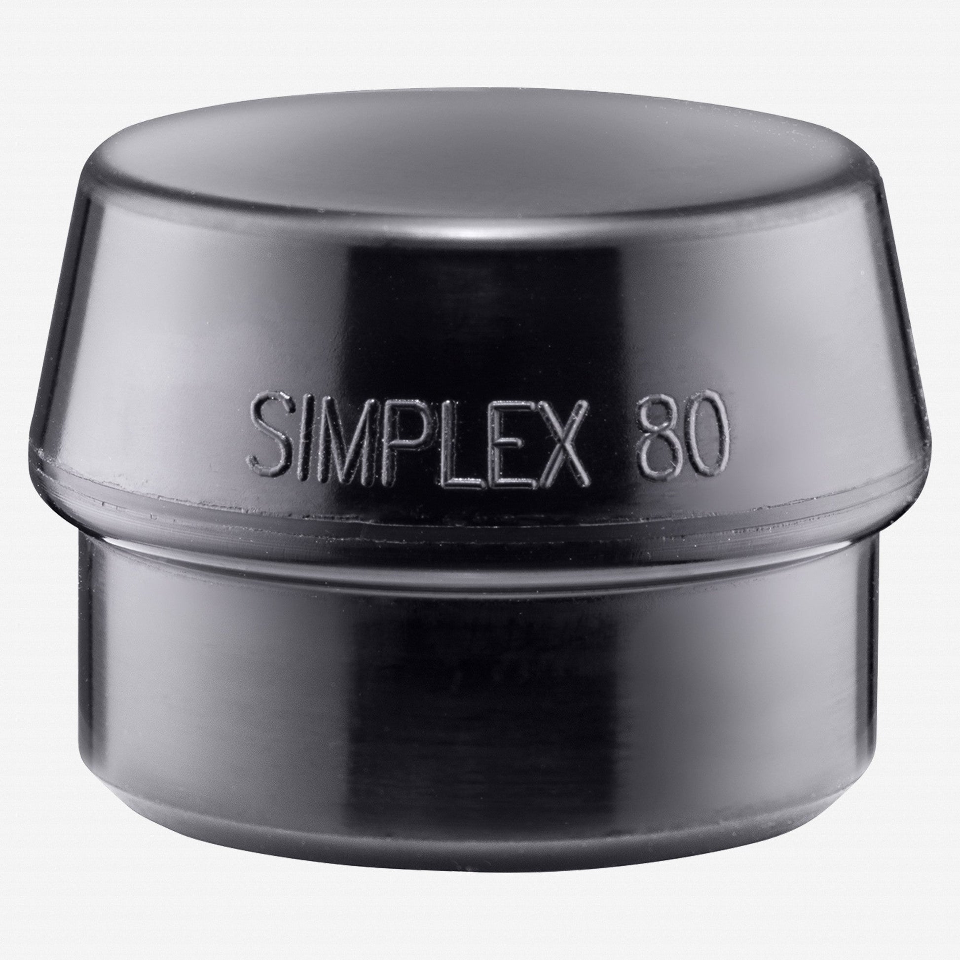 Halder Simplex Replacement Face Insert, Black Rubber, 3.15" - HA3202.080 - KC Tool
