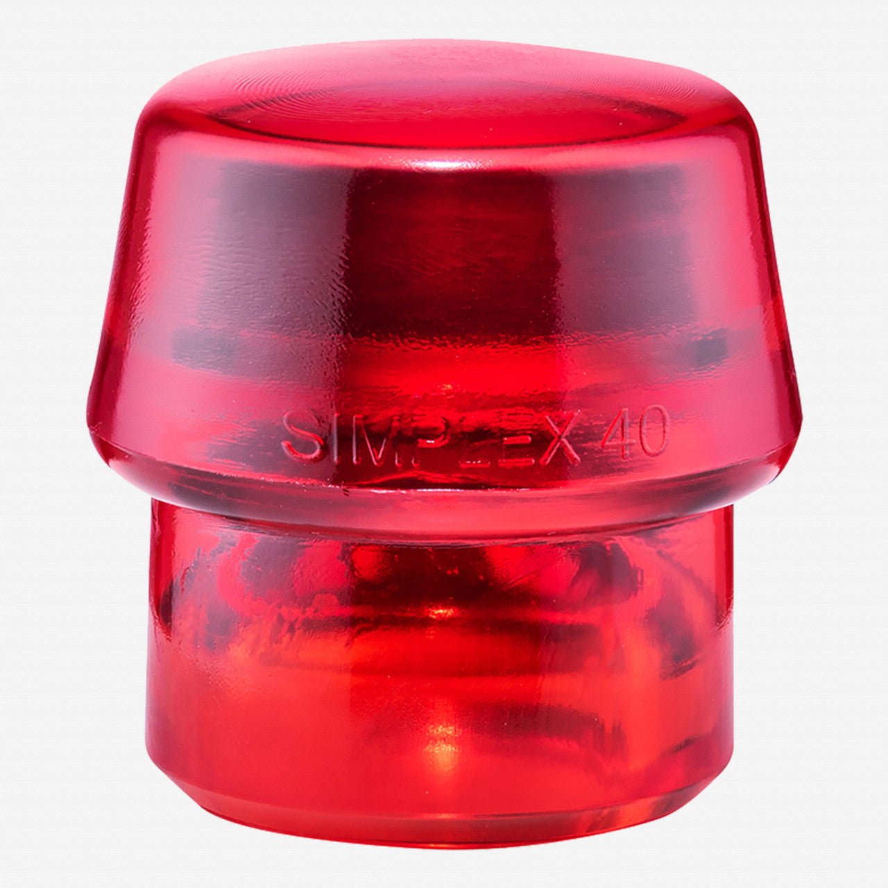 Halder Simplex Replacement Face Insert, Red Hard Plastic, 1.57" - HA3206.040 - KC Tool