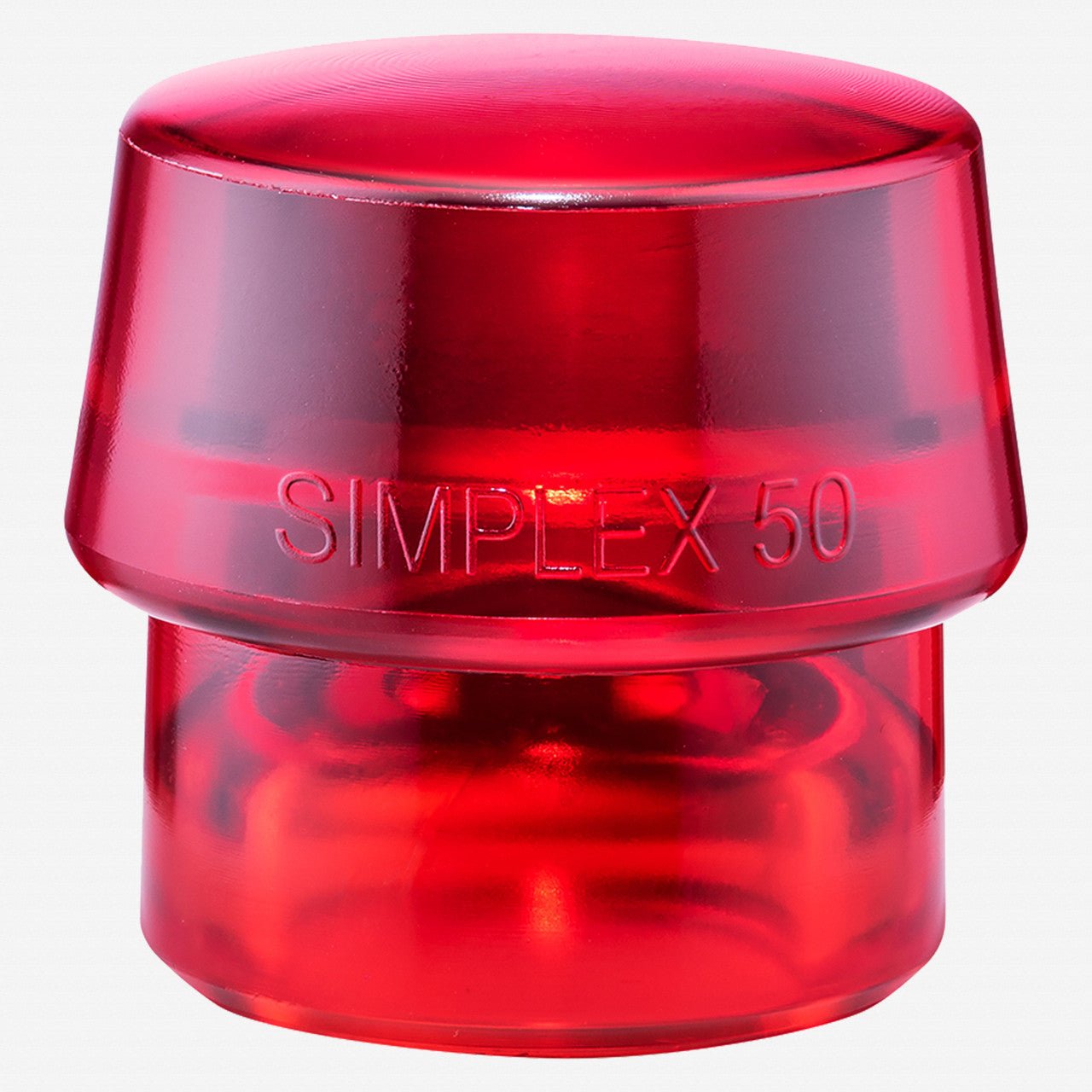 Halder Simplex Replacement Face Insert, Red Hard Plastic, 1.97" - HA3206.050 - KC Tool