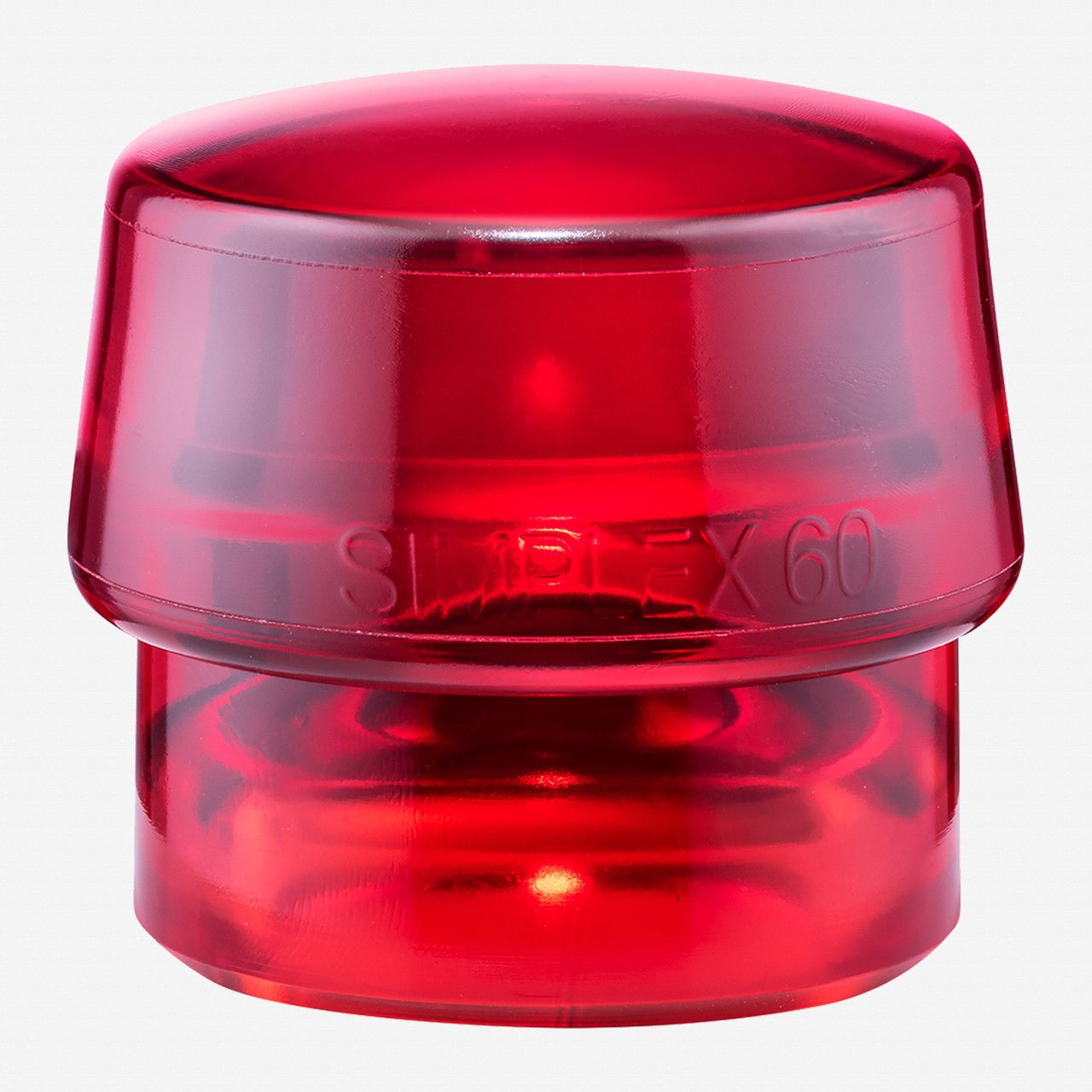 Halder Simplex Replacement Face Insert, Red Hard Plastic, 2.36" - HA3206.060 - KC Tool