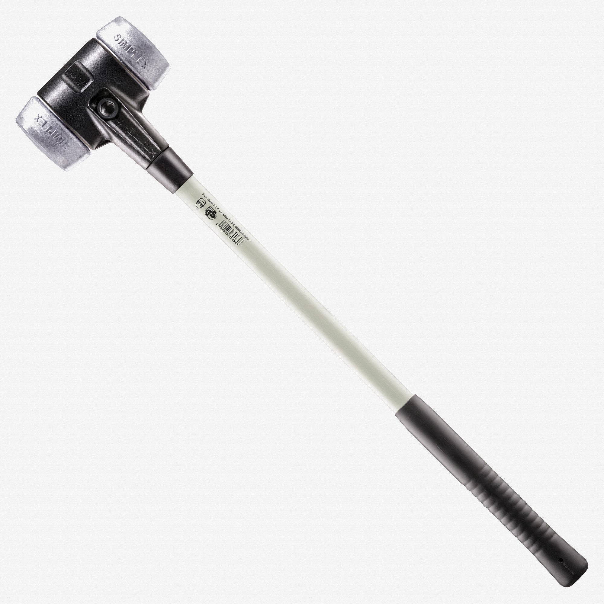 Halder Simplex Sledgehammer with Aluminum Inserts and Heavy Duty Reinforced Housing, 3.15" / 164.02 oz. - HA3709.081 - KC Tool