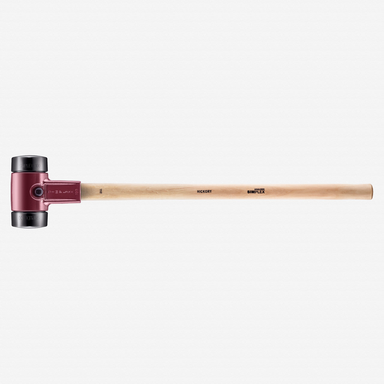 Halder Simplex Sledgehammer with Black Rubber Inserts and Cast Iron Housing, 3.94" / 194.01 oz. - HA3002.100 - KC Tool