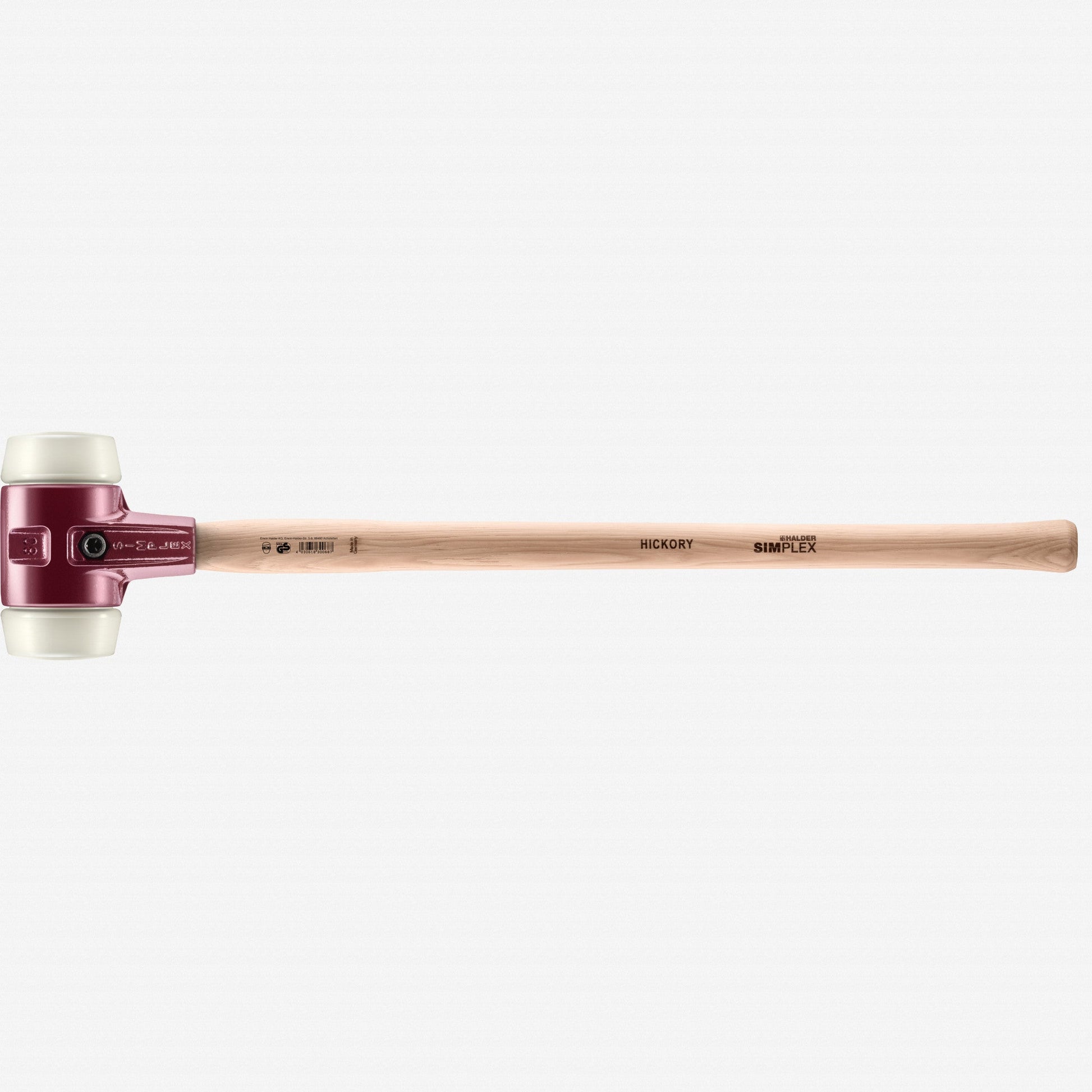 Halder Simplex Sledgehammer with Nylon Inserts and Cast Iron Housing, 3.15" / 119.93 oz. - HA3008.081 - KC Tool