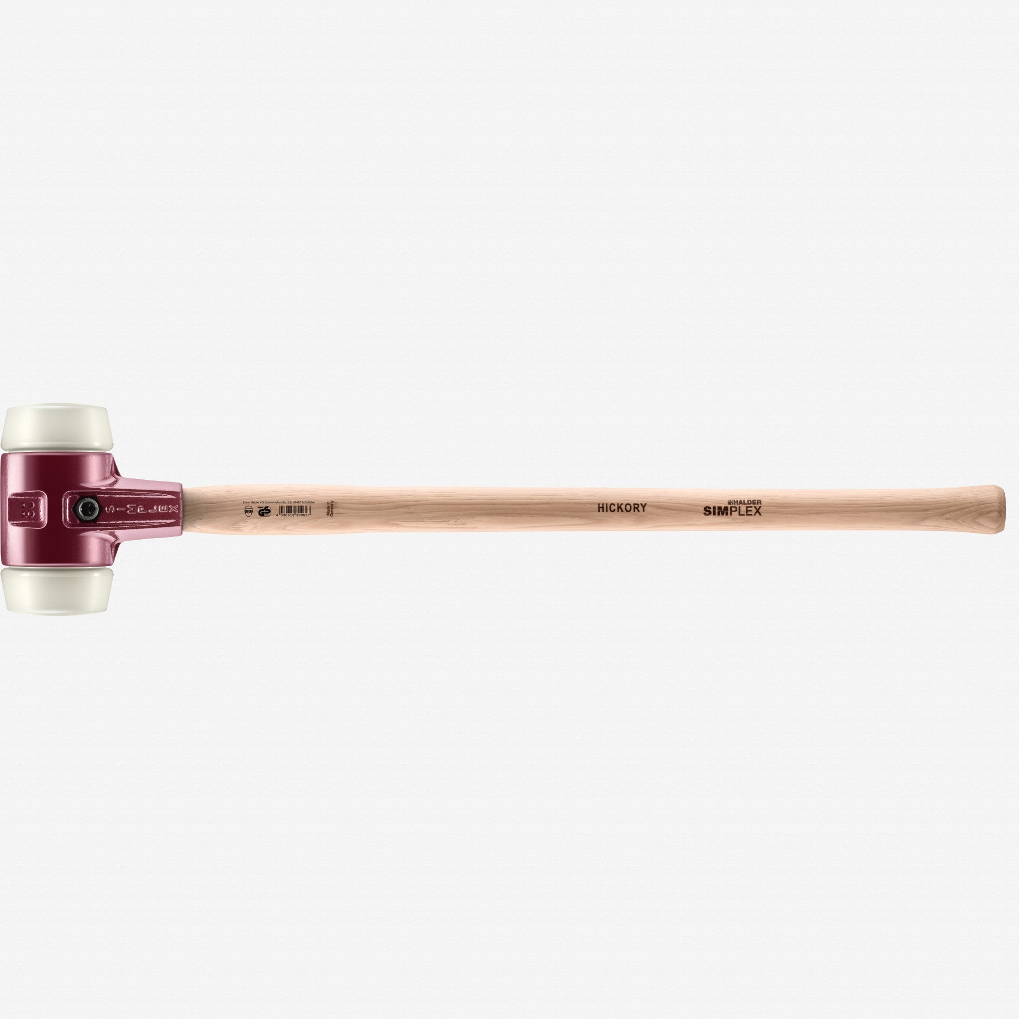 Halder Simplex Sledgehammer with Nylon Inserts and Cast Iron Housing, 3.15" / 119.93 oz. - HA3008.081 - KC Tool