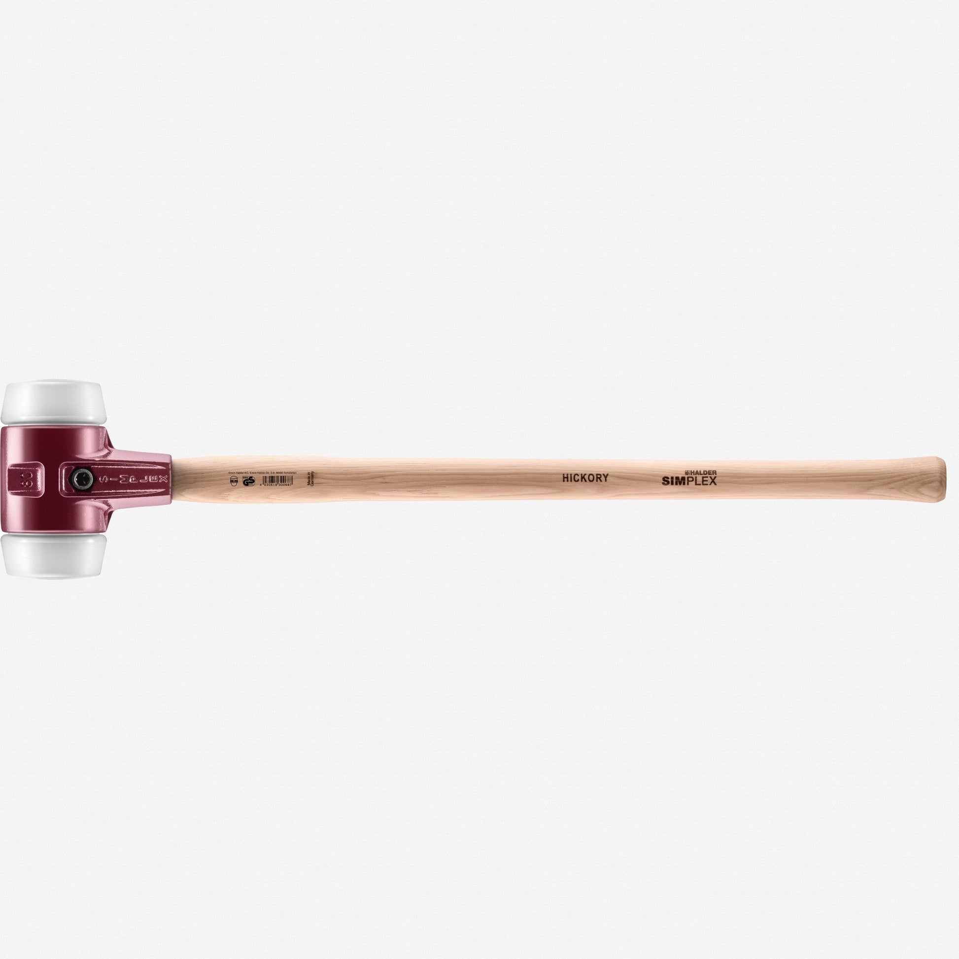Halder Simplex Sledgehammer with Superplastic Inserts and Cast Iron Housing, 3.15"/109 oz. - HA3007.081 - KC Tool