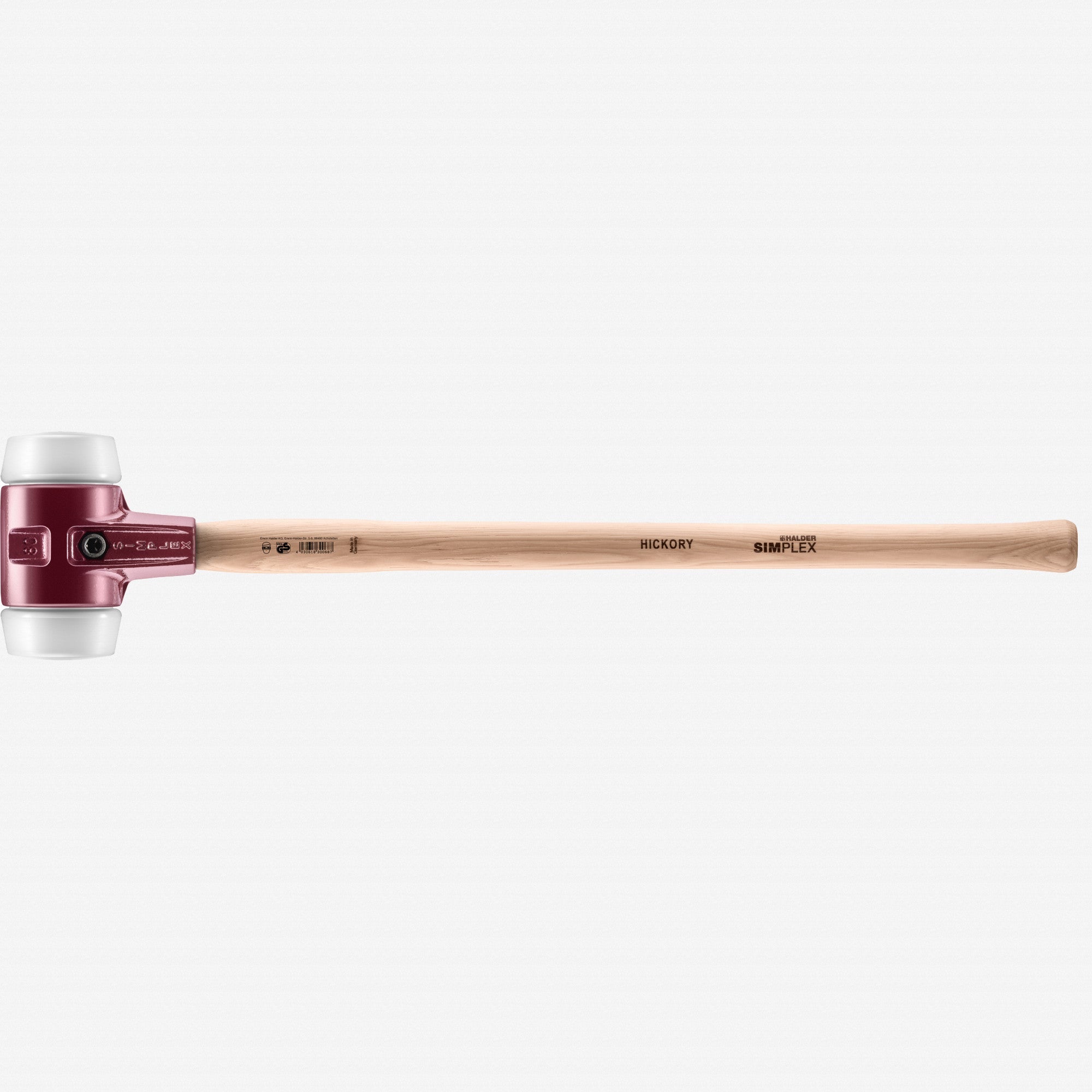 Halder Simplex Sledgehammer with Superplastic Inserts and Cast Iron Housing, 3.15"/109 oz. - HA3007.081 - KC Tool