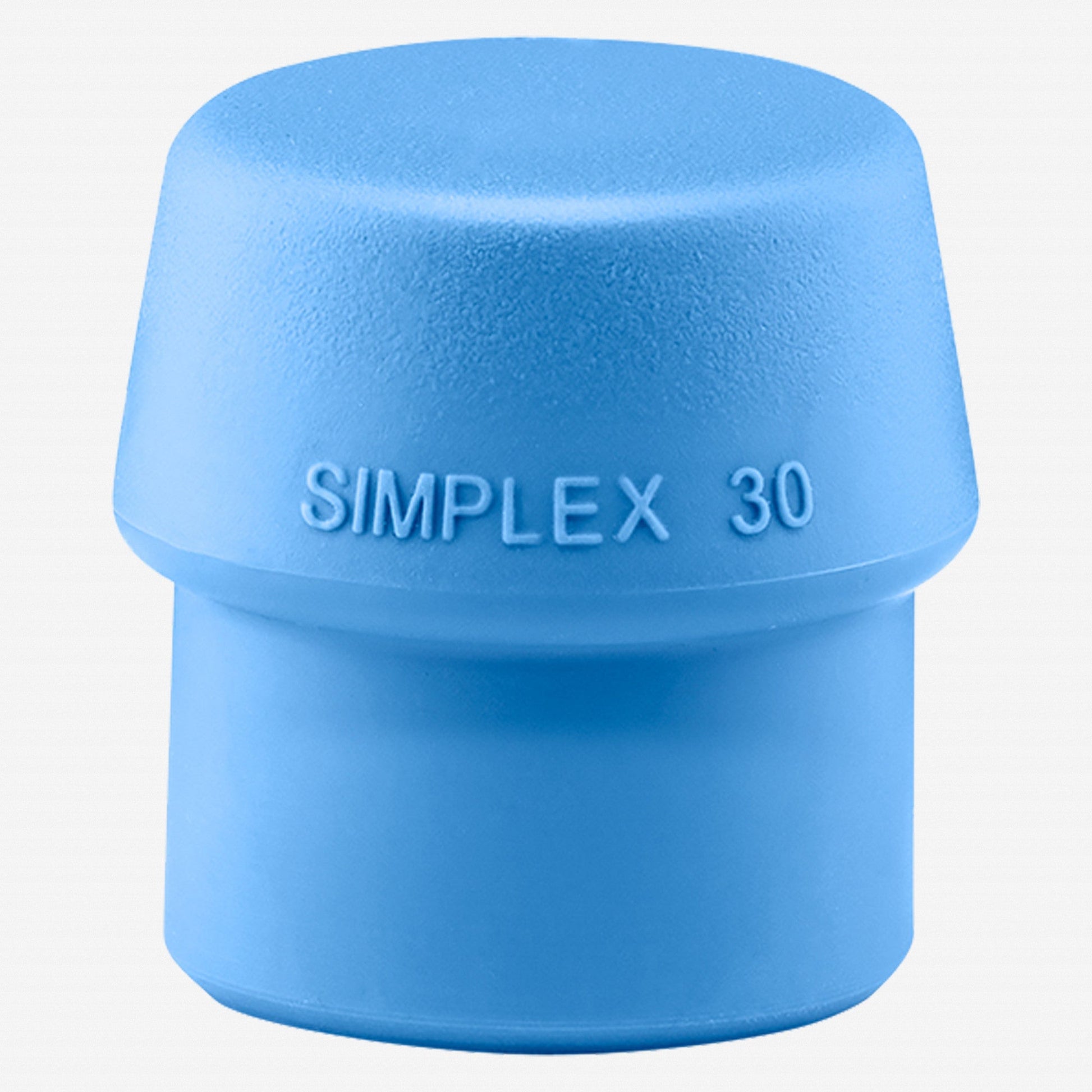Halder Simplex Soft Blue Rubber Replacement Face Insert, Non-Marring, 1.18" - HA3201.030 - KC Tool