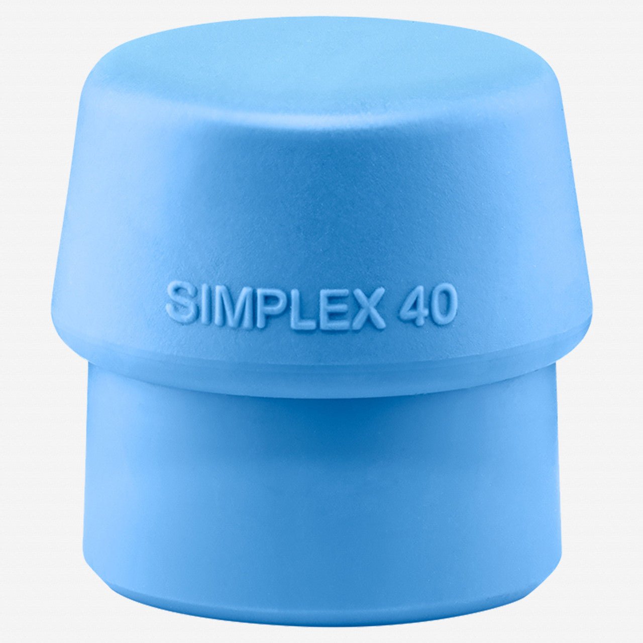 Halder Simplex Soft Blue Rubber Replacement Face Insert, Non - Marring, 1.57" - HA3201.040 - KC Tool