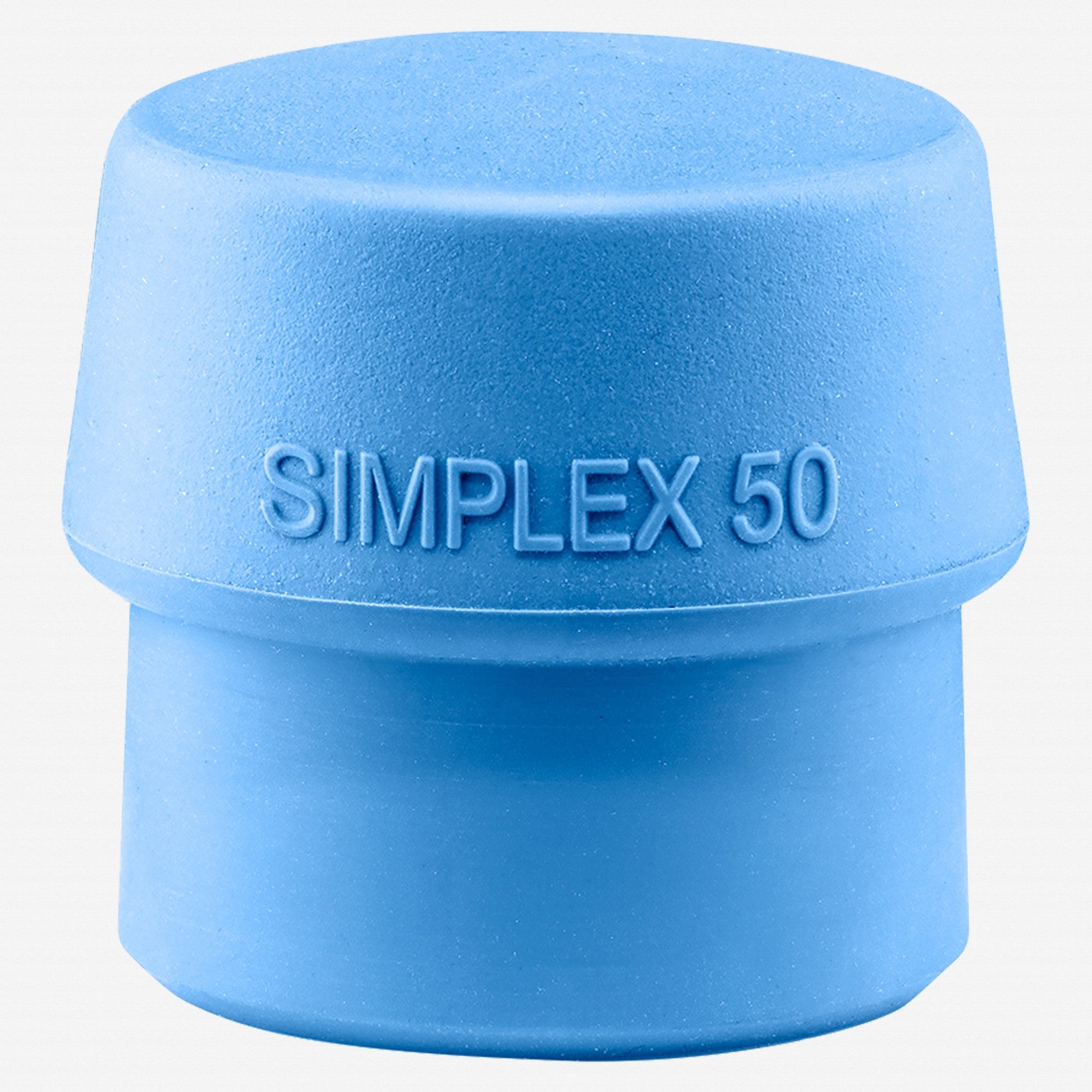 Halder Simplex Soft Blue Rubber Replacement Face Insert, Non-Marring, 1.97" - HA3201.050 - KC Tool