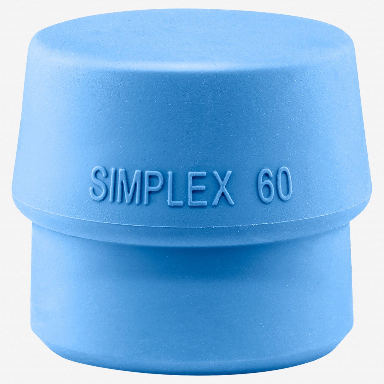 Halder Simplex Soft Blue Rubber Replacement Face Insert, Non - Marring, 2.36" - HA3201.060 - KC Tool