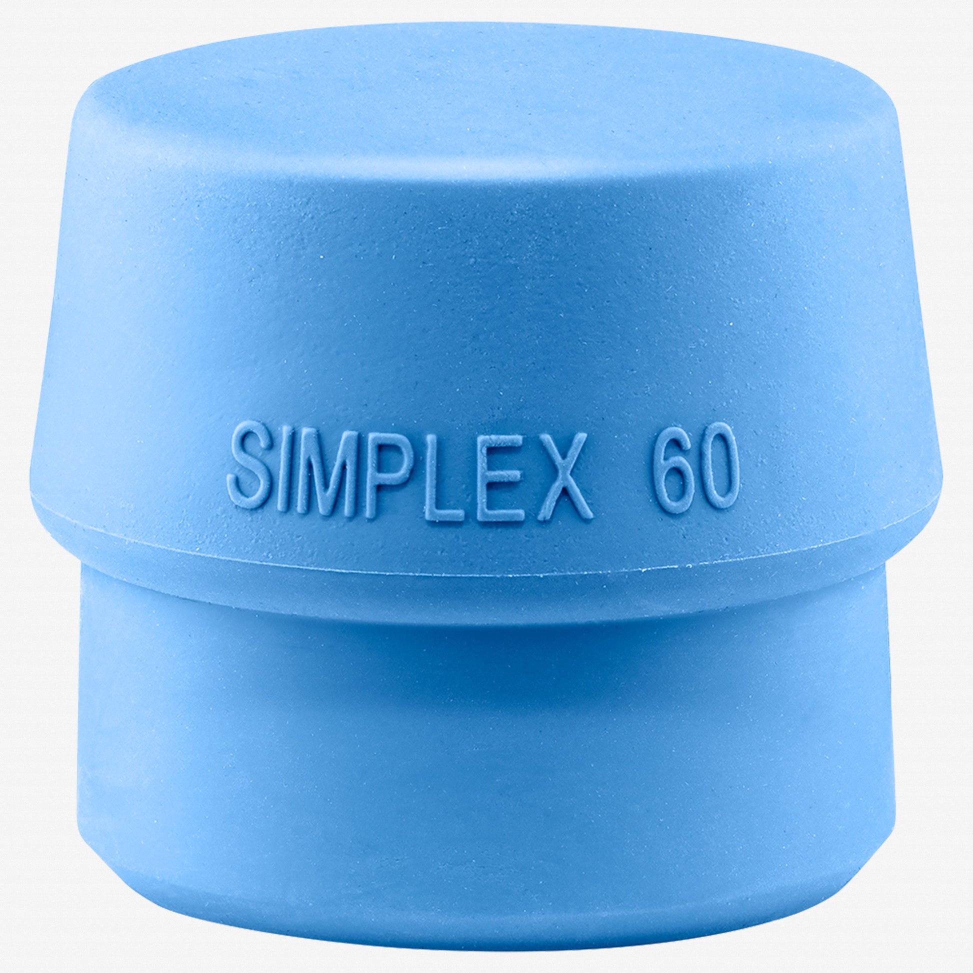 Halder Simplex Soft Blue Rubber Replacement Face Insert, Non-Marring, 2.36" - HA3201.060 - KC Tool