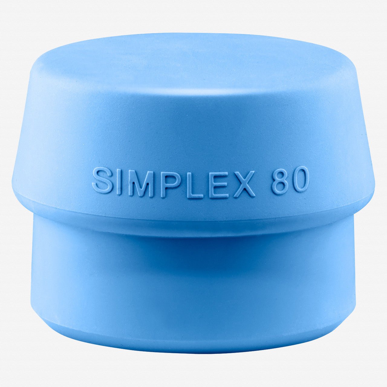 Halder Simplex Soft Blue Rubber Replacement Face Insert, Non - Marring, 3.15" - HA3201.080 - KC Tool