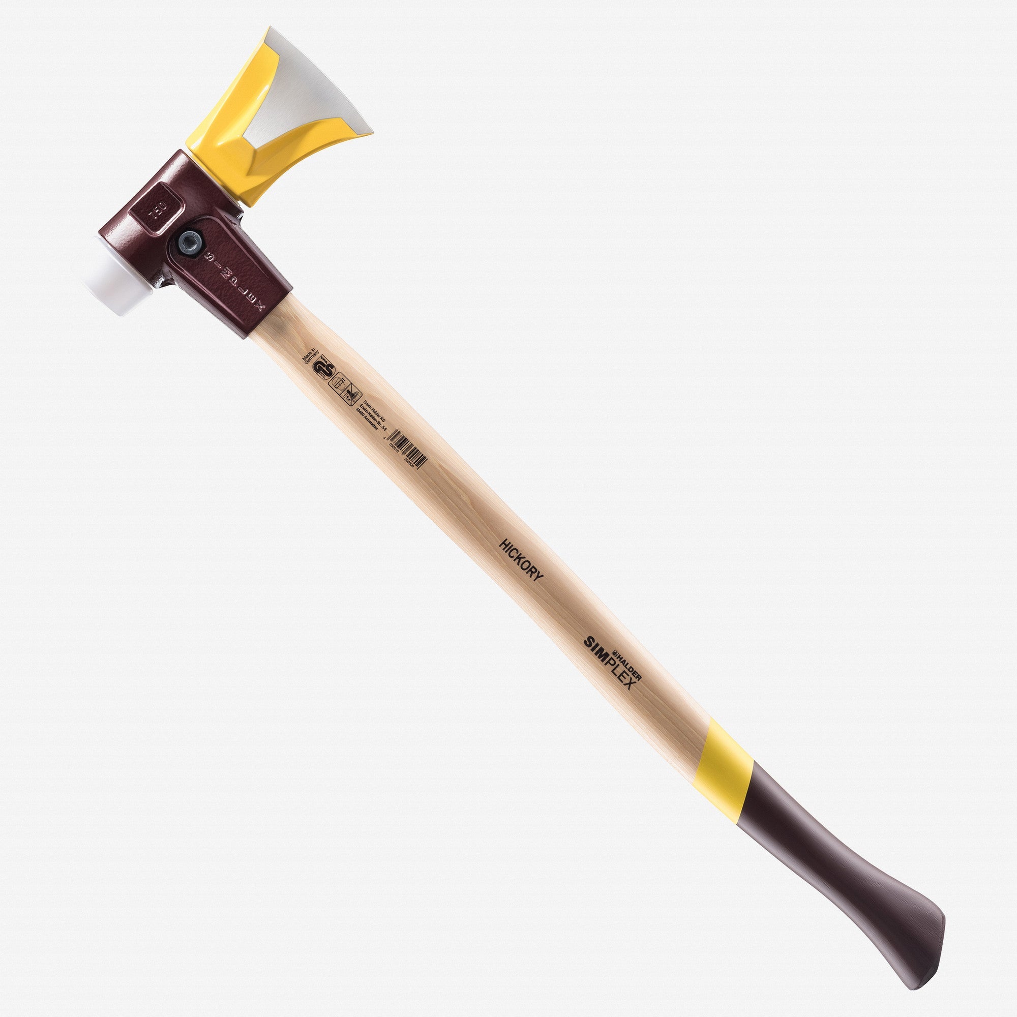 Halder Simplex Splitting Axe with Superplastic Hammer Face and Cast Iron Housing, 1.97" / 100.18 oz. - HA3007.751 - KC Tool