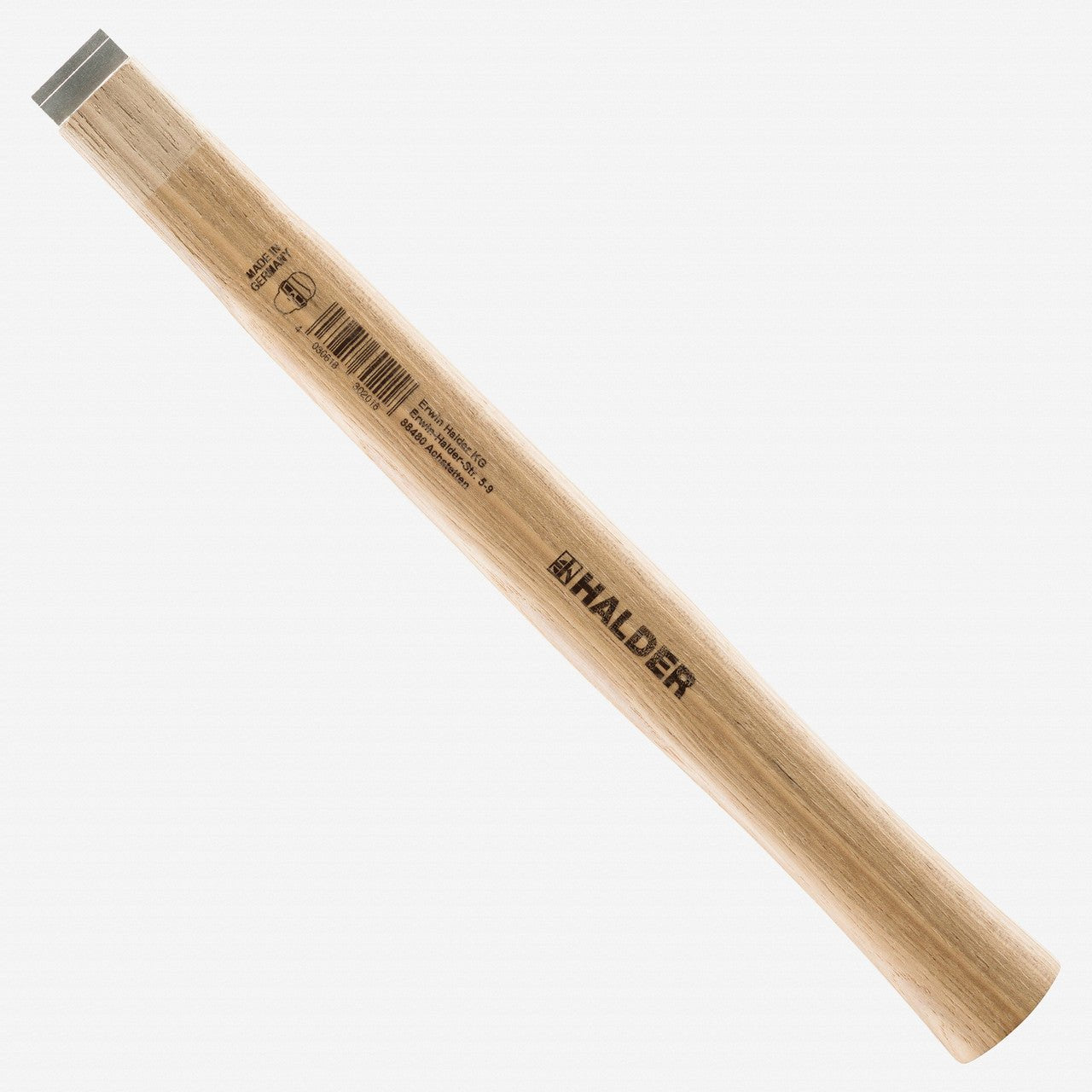 Halder Supercraft Dead Blow Hammer Replacement Handle with Wedge, Hickory, 12.4" - HA3566.040 - KC Tool