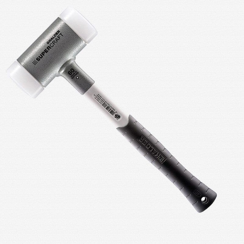 Halder Supercraft Dead Blow, Non - Rebounding Hammer with Nylon Face Inserts and Steel Housing, Fiberglass Handle, 1.57" / 27.51 oz. - HA3399.040 - KC Tool