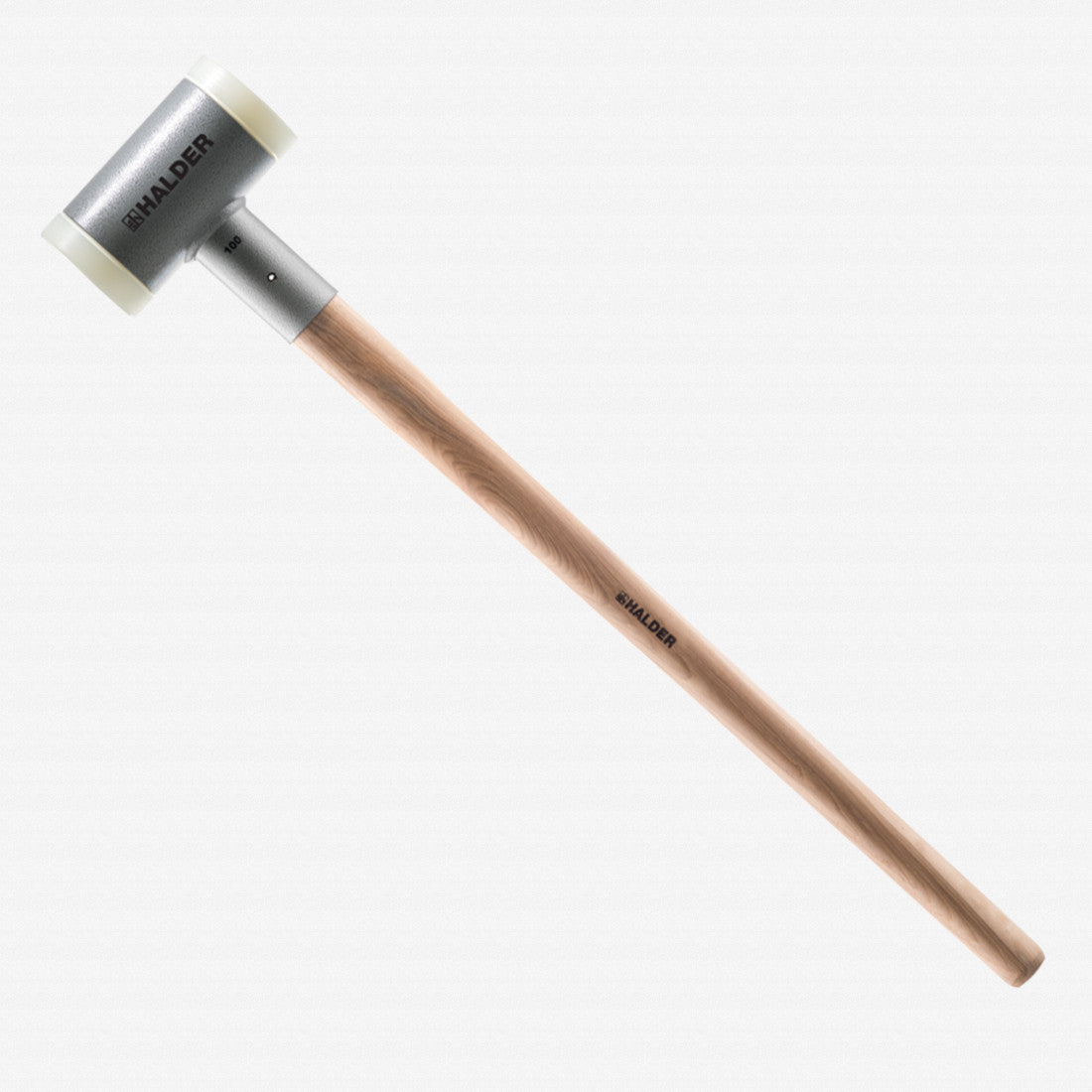 Halder Supercraft Dead Blow, Non - Rebounding "Light Duty" Sledge Hammer with Nylon Face Inserts and Steel Housing, 3.94" / 176.37 oz. - HA3366.0S5 - KC Tool