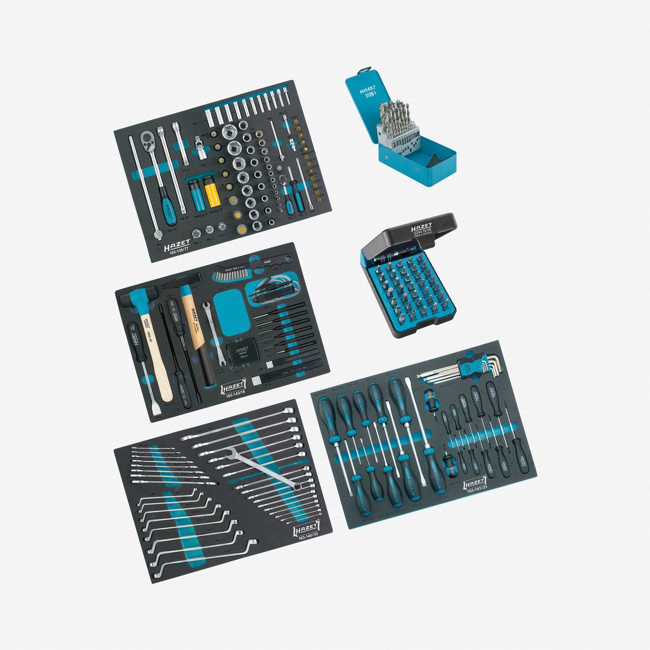 Hazet 0 - 179/220 Tool Assortment, 220 Pieces - HZ0-179/220 - KC Tool