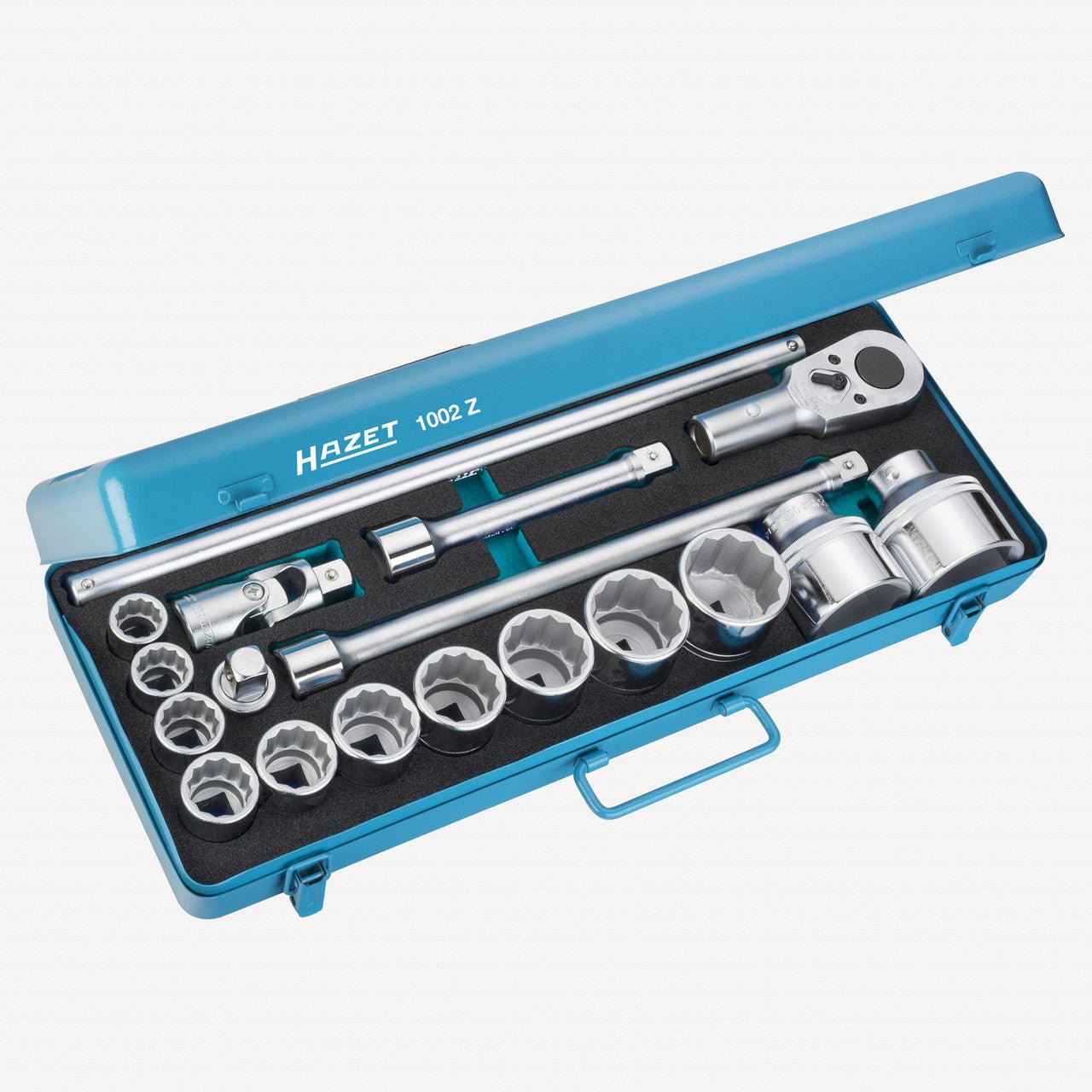 Hazet 1002Z 3/4" Metric Socket Set, 22-60mm, 18 Pieces - HZ1002Z - KC Tool