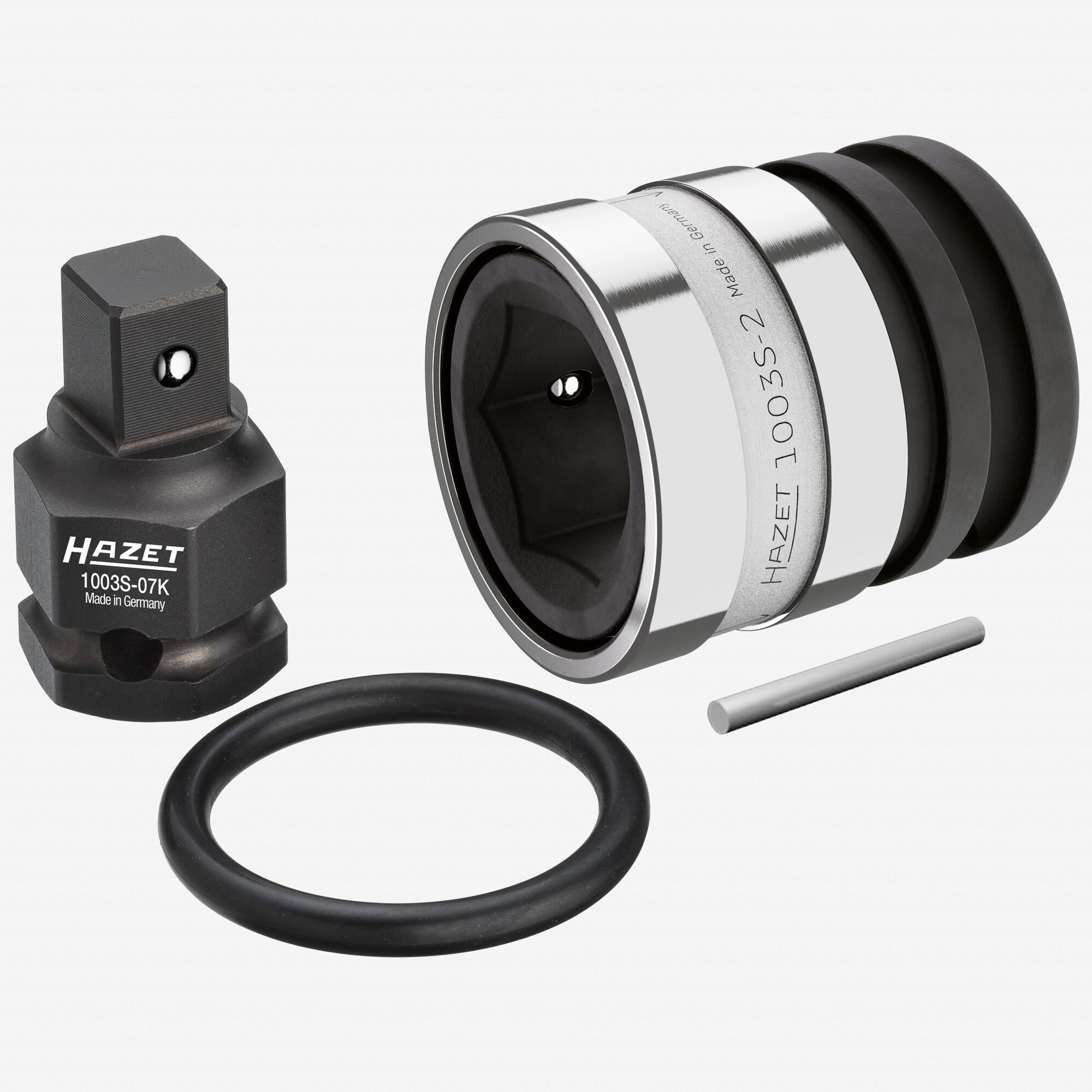 Hazet 1003S - 7/4 24 mm Inside Hexagon to 1/2" Drive Impact Quick - Change Adapter Set, 3/4" Drive, 4 Pieces - HZ1003S-7/4 - KC Tool