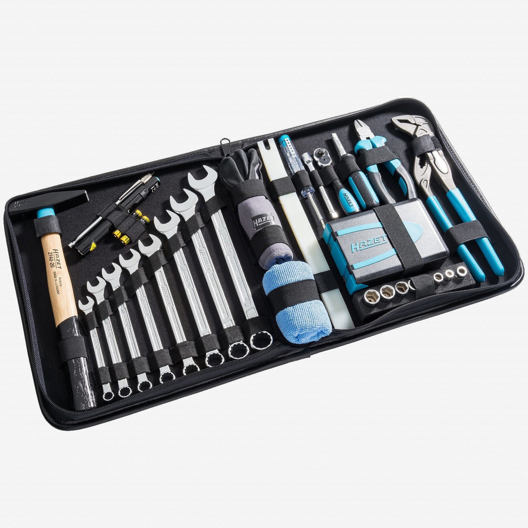 Hazet 1520/64 Tool Set with Leather Case, 64 pcs - HZ1520/64 - KC Tool