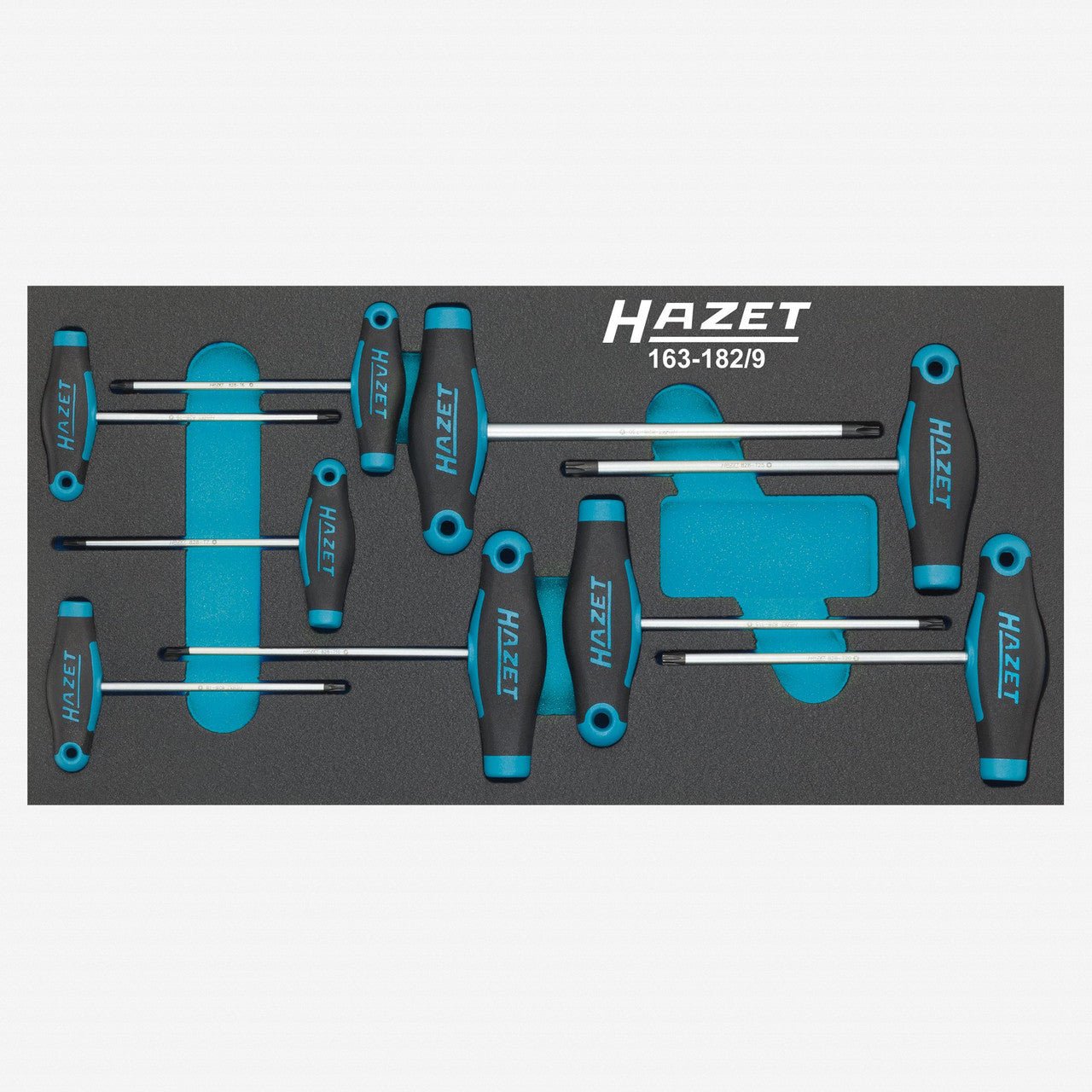 Hazet 163-182/9 T-handle TORX® Screwdriver Set, 9 Pieces - HZ163-182/9 - KC Tool