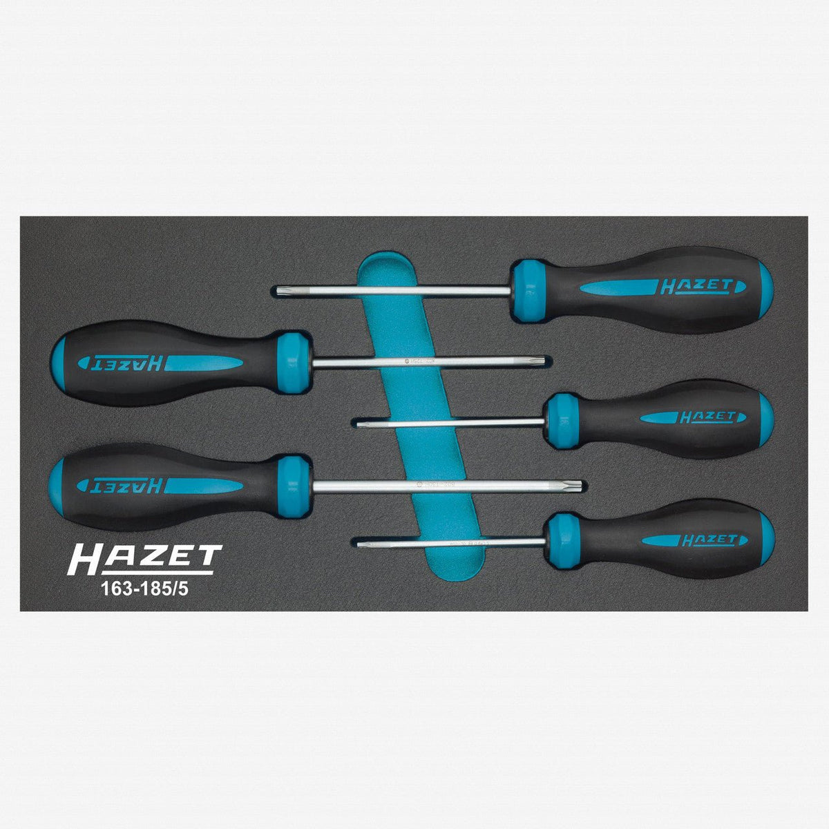 Hazet 163-185/5 Hexanamic Security TORX® Screwdriver Set, 5 Pieces - HZ163-185/5 - KC Tool