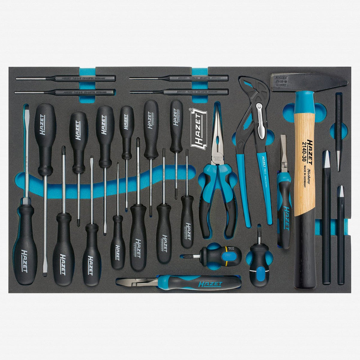 Hazet 163-31/27 Tool set, screwdrivers, pliers etc. - HZ163-31/27 - KC Tool