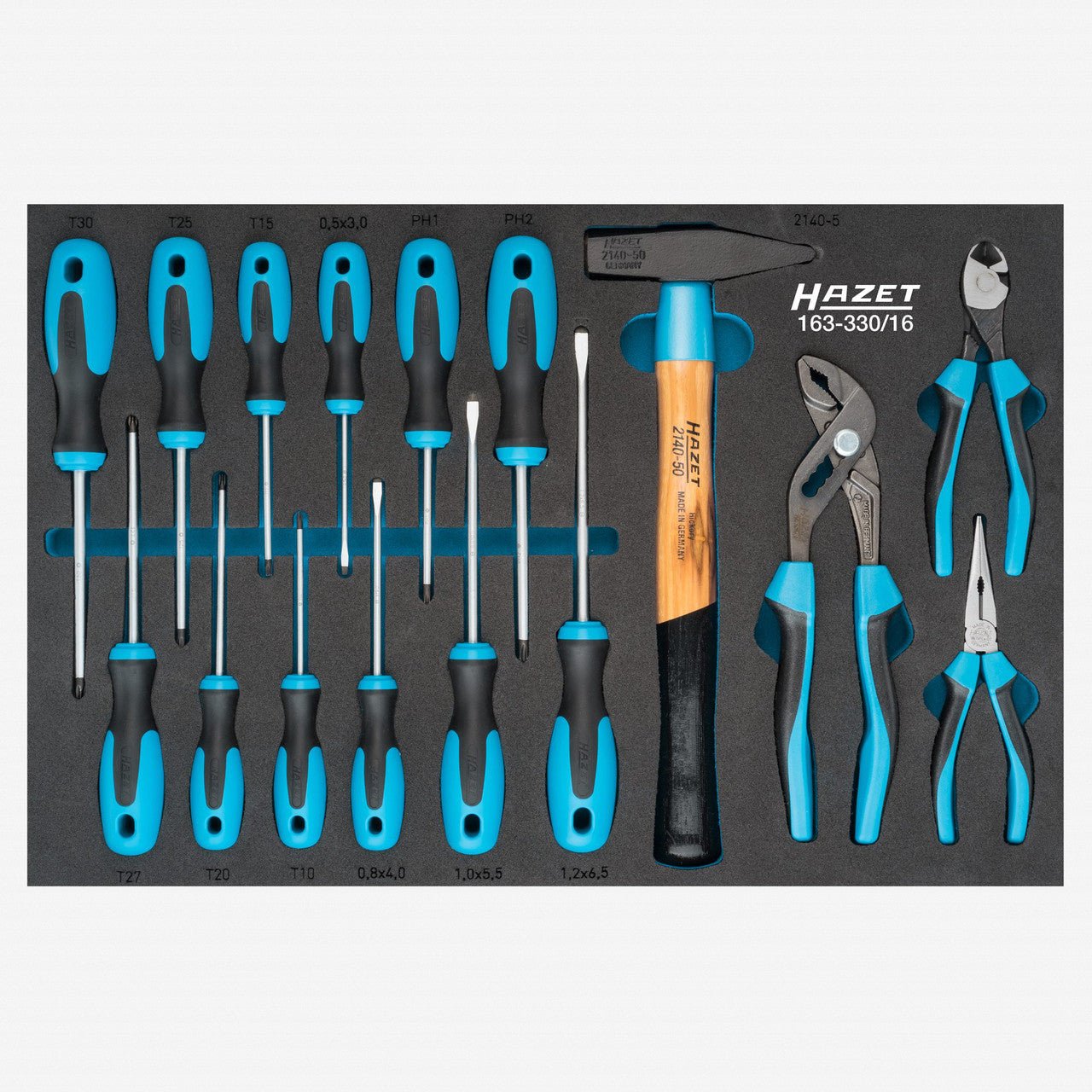 Hazet 163 - 330/16 Tool assortment - HZ163-330/16 - KC Tool
