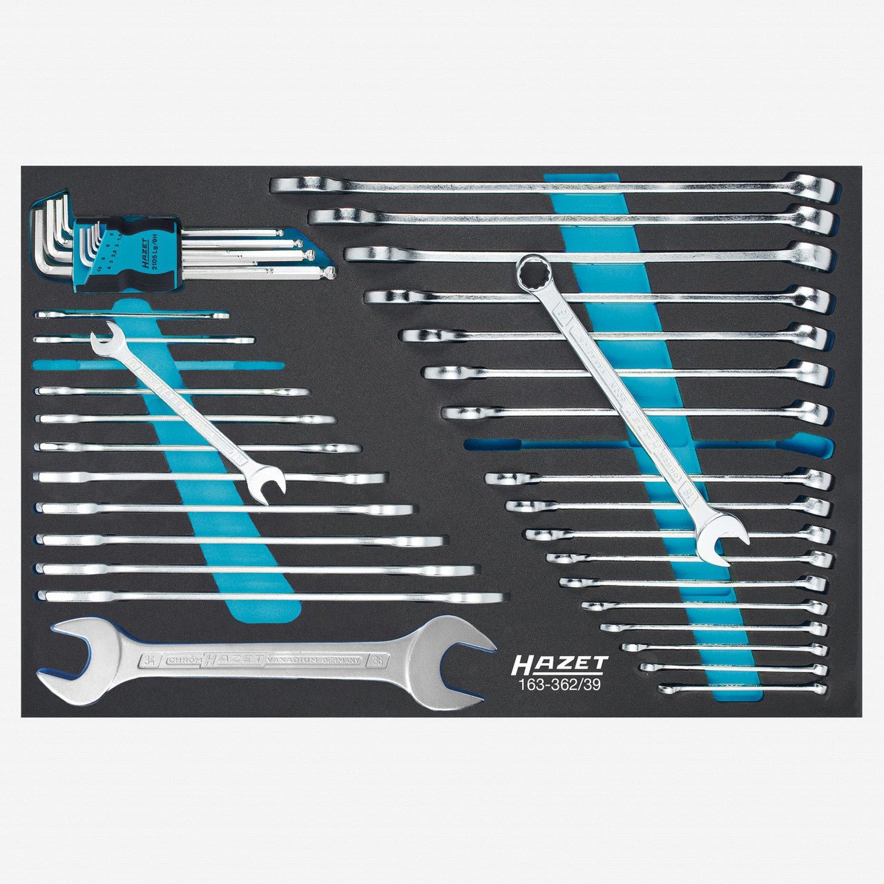Hazet 163-362/39 Wrench set - HZ163-362/39 - KC Tool