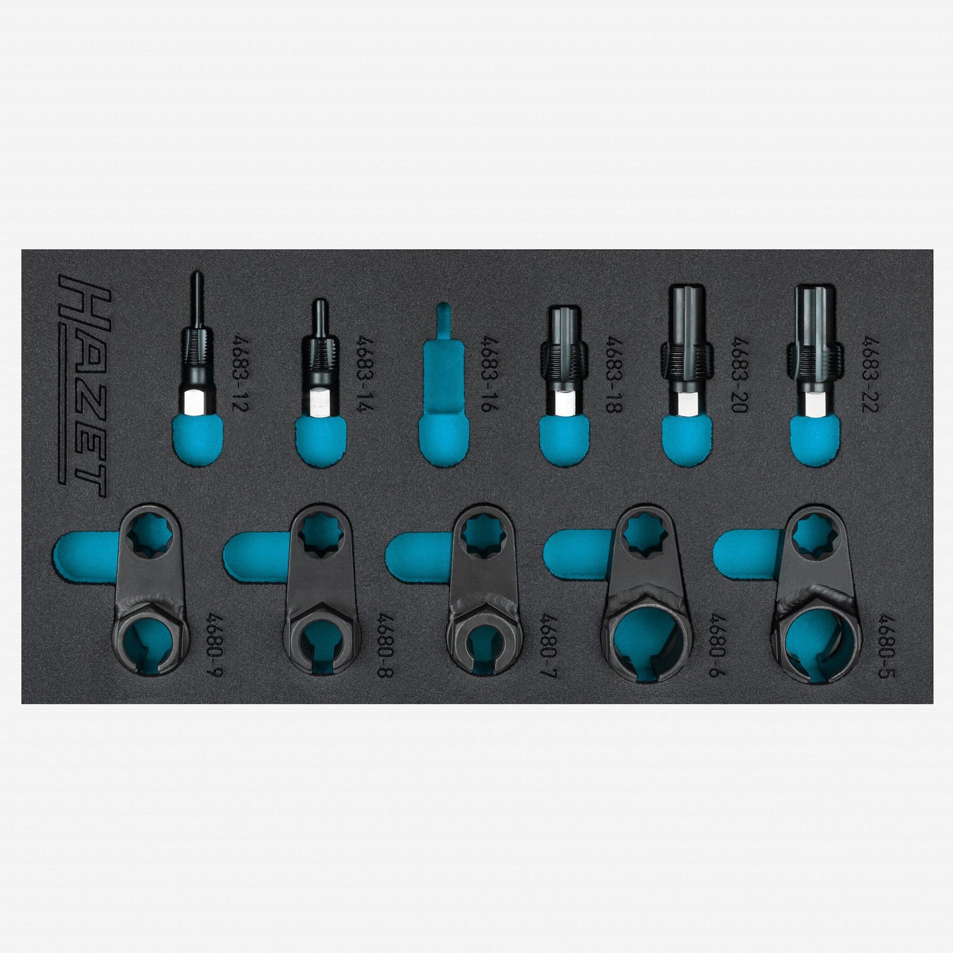 Hazet 163-611/10 Tool Set for Exhaust Probes, 10 Pieces - HZ163-611/10 - KC Tool