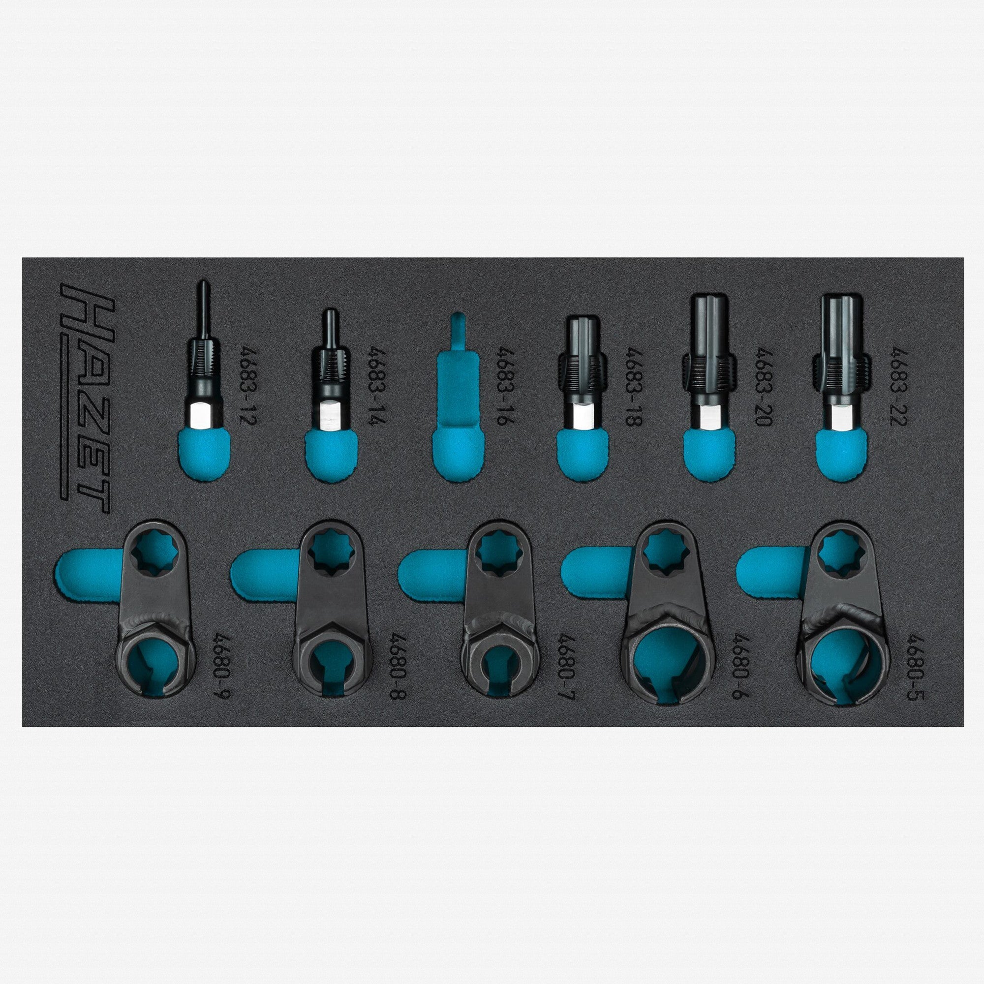 Hazet 163-611/10 Tool Set for Exhaust Probes, 10 Pieces - HZ163-611/10 - KC Tool