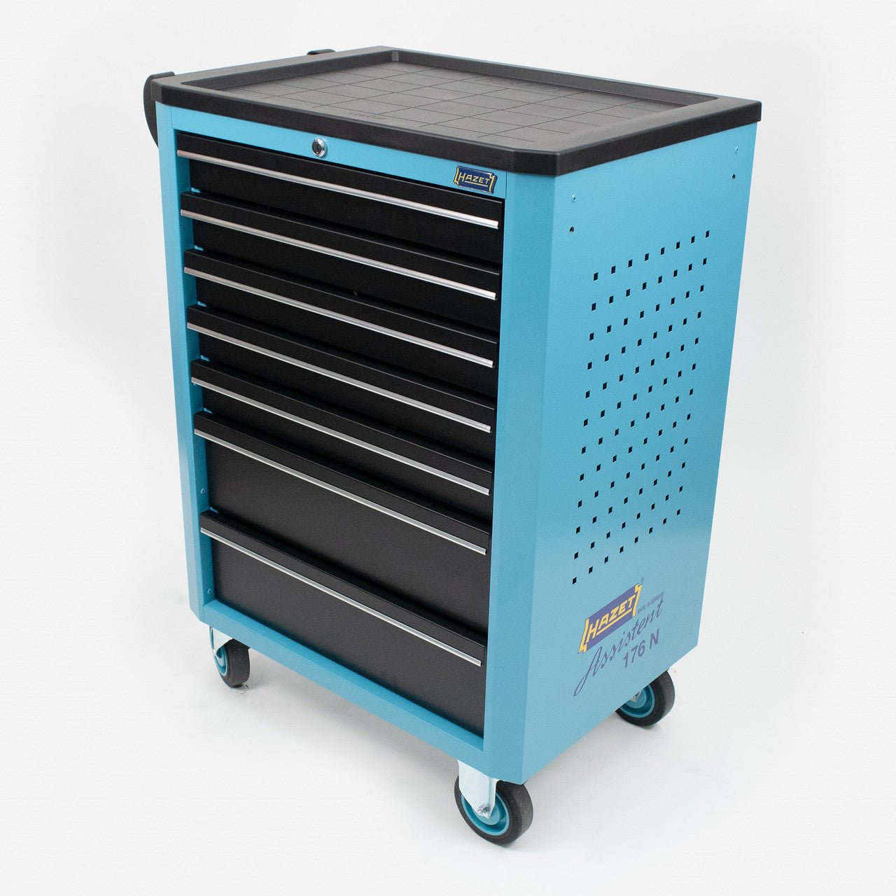 Hazet 176N - 7/292 Assistent Rolling Tool Cabinet with Tool Assortment, 292 Pieces - HZ176N-7/292 - KC Tool