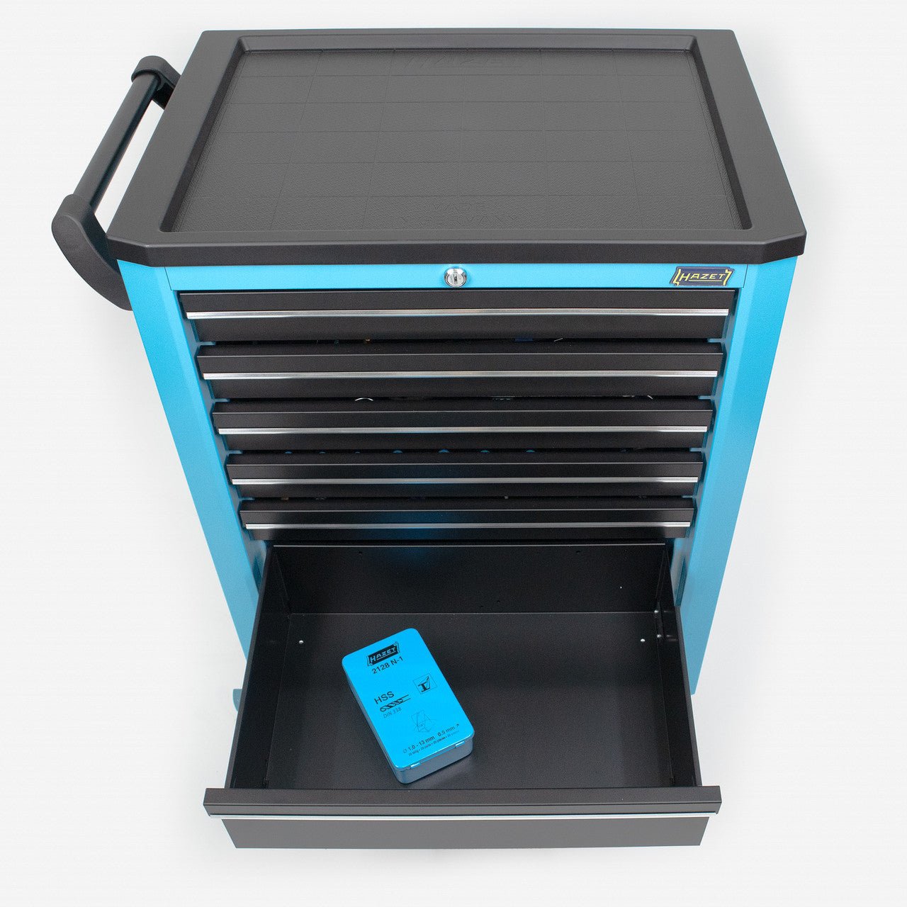 Hazet 176N - 7/292 Assistent Rolling Tool Cabinet with Tool Assortment, 292 Pieces - HZ176N-7/292 - KC Tool