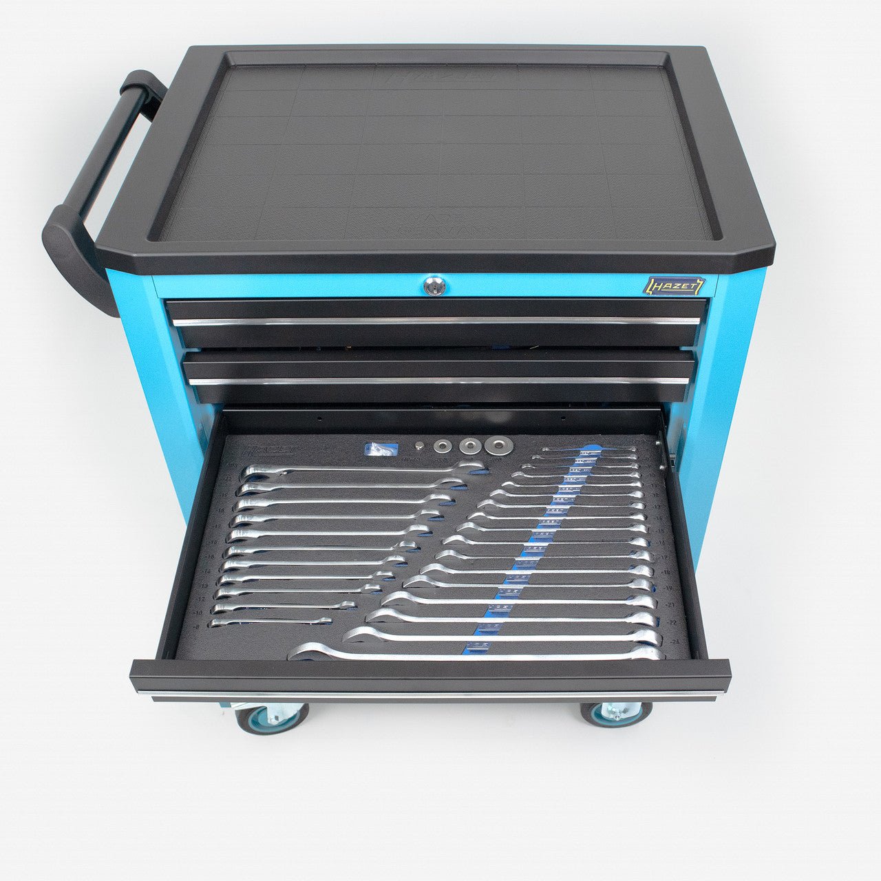 Hazet 176N - 7/292 Assistent Rolling Tool Cabinet with Tool Assortment, 292 Pieces - HZ176N-7/292 - KC Tool