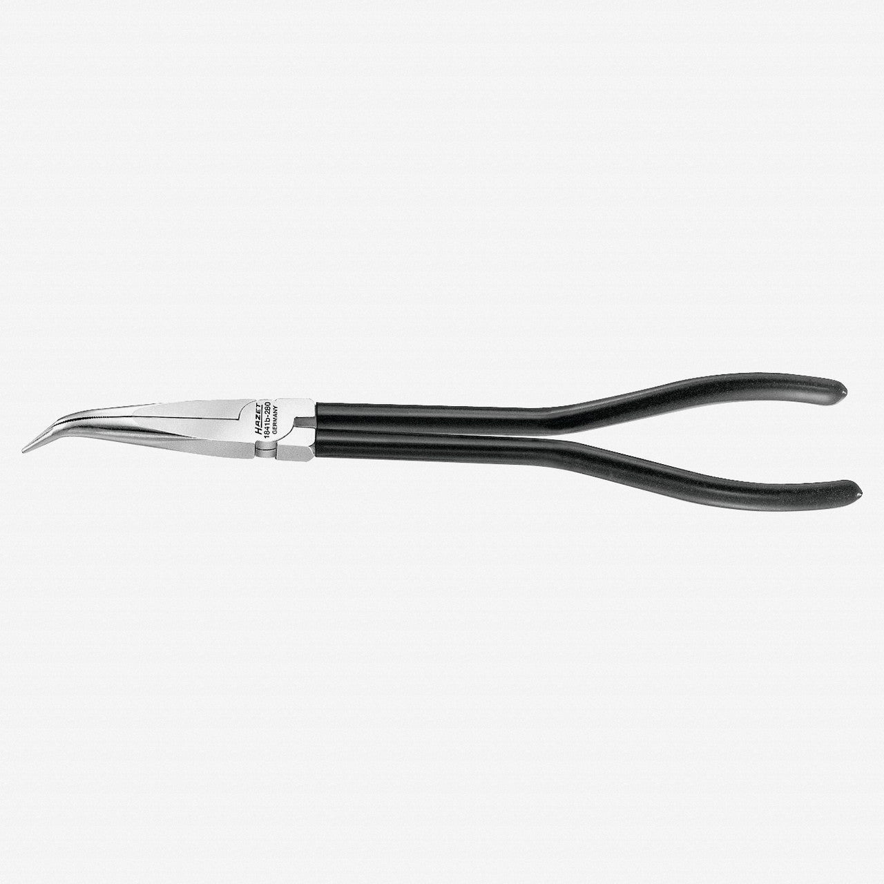 Hazet 1841B - 280 Flat nose pliers curved jaws 280mm - HZ1841B-280 - KC Tool
