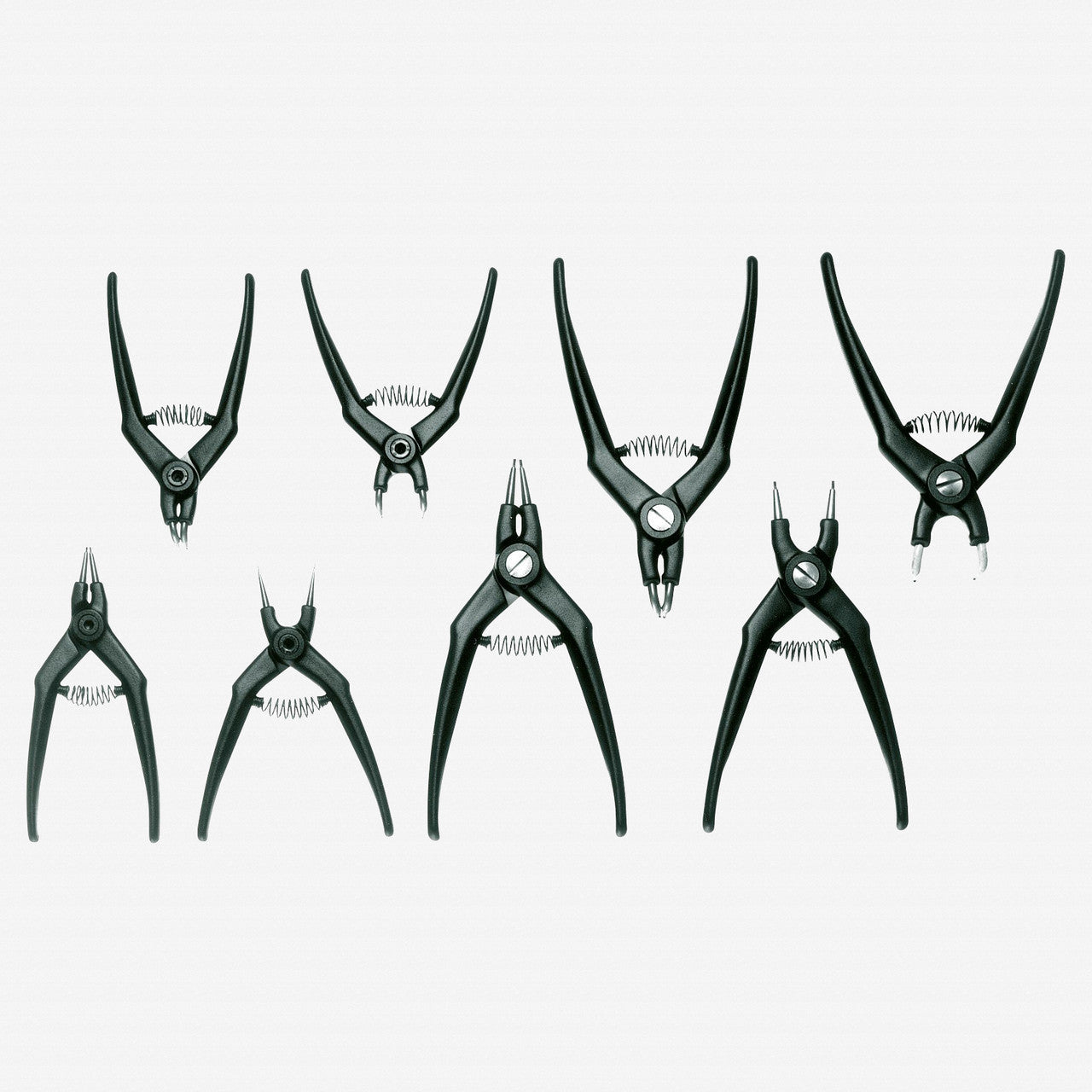 Hazet 1845/8 Circlip Pliers Set, 8 Pieces - HZ1845/8 - KC Tool