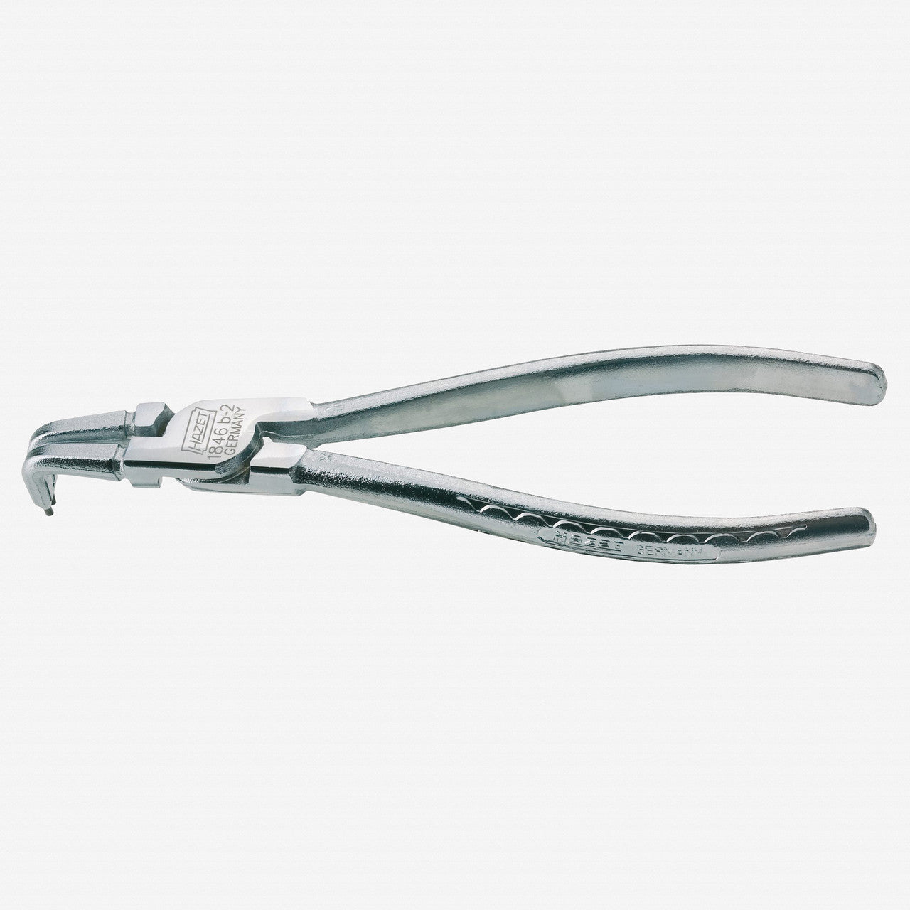 Hazet 1846B - 0 Circlip pliers 8 - 13mm 90 Degree Angled Internal - Chrome - HZ1846B-0 - KC Tool
