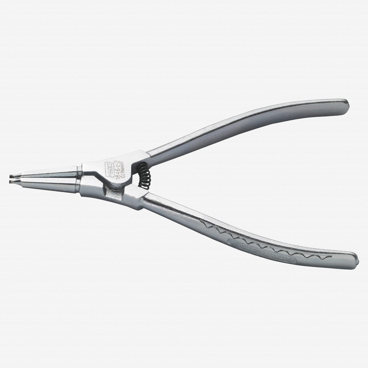 Hazet 1846C - 1 Circlip pliers 10 - 25mm Straight Tip External - Chrome - HZ1846C-1 - KC Tool
