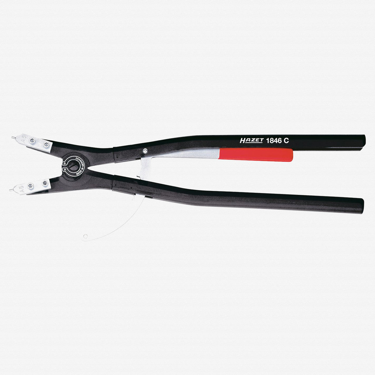 Hazet 1846C - 5 Circlip pliers 122 - 300mm Straight Tip External - HZ1846C-5 - KC Tool