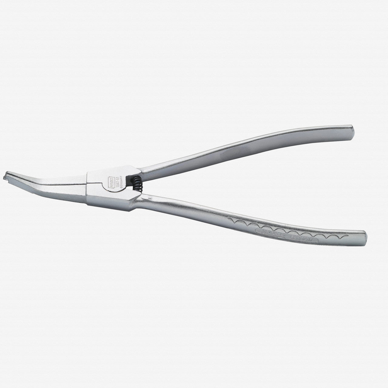 Hazet 1847 - 61 Circlip pliers flanged shafts or cardan shafts 30 degree tip - HZ1847-61 - KC Tool