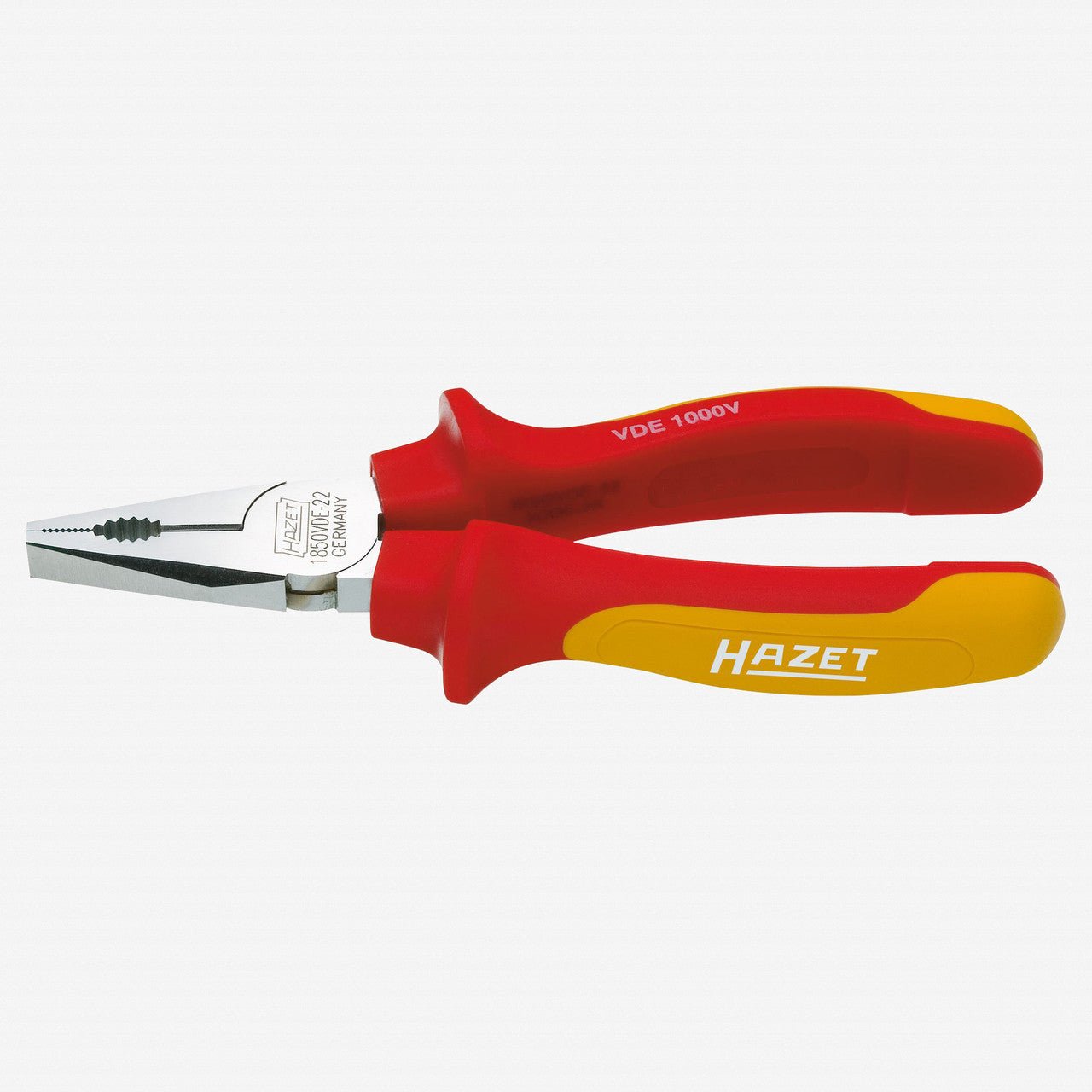 Hazet 1850VDE - 22 VDE combination pliers 160mm - HZ1850VDE-22 - KC Tool
