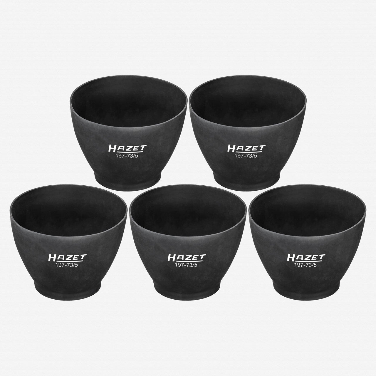 Hazet 197 - 73/5 Plaster Cup Set, 5 Pieces - HZ197-73/5 - KC Tool