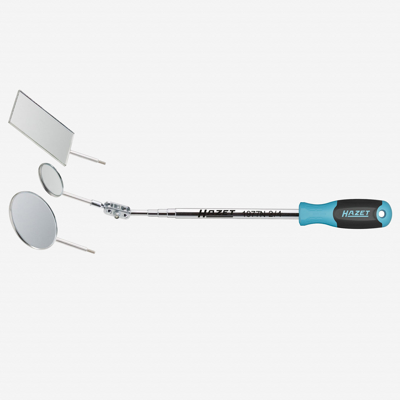 Hazet 1977N - 2/4 Telescopic Inspection Mirror Set - HZ1977N-2/4 - KC Tool
