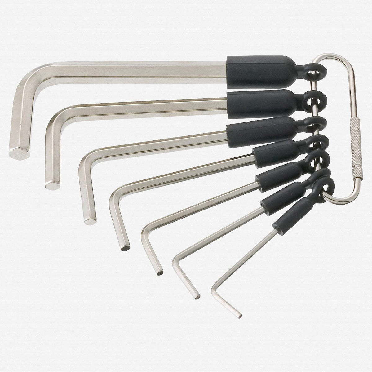 Hazet 2100/7R 7 Piece Metric Hex L-key Set on Ring 2-8mm - HZ2100/7R - KC Tool